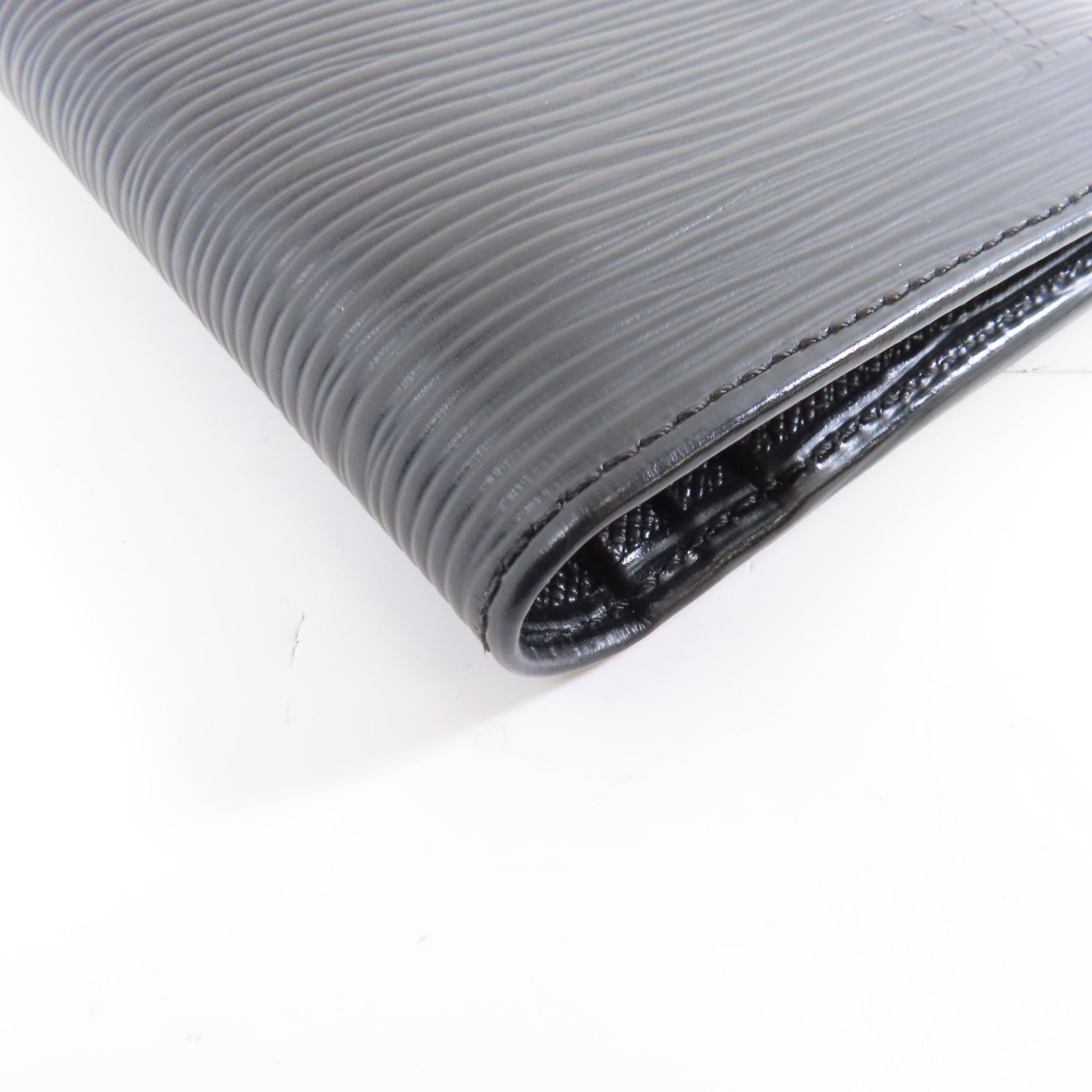 LOUIS VUITTON 【激減優惠】Epi Long Wallet銀扣長錢包黑色