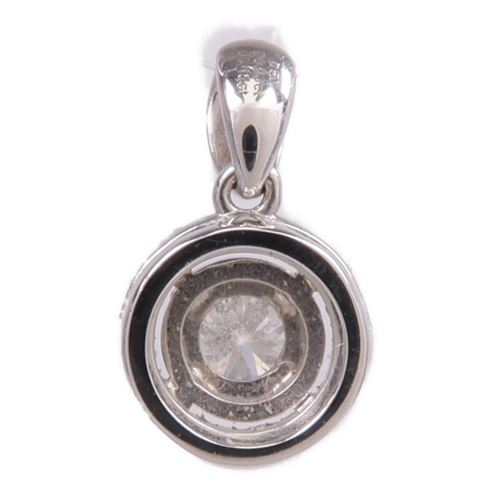 JEWELRY 18K白金Diamond Pendant Top鑽石吊墜