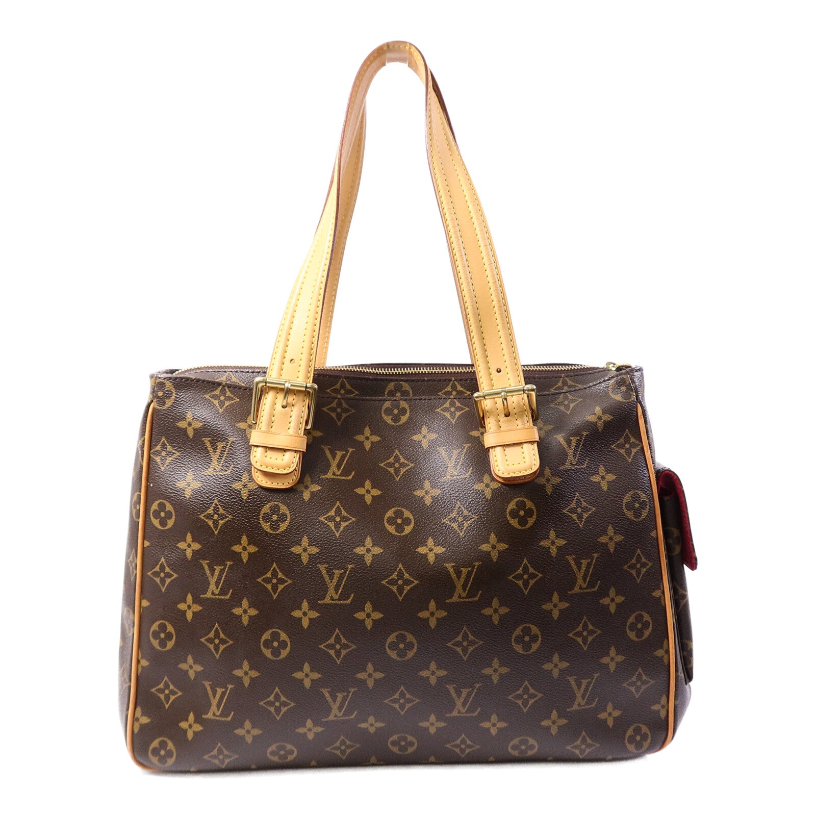 LOUIS VUITTON Monogram Multipli Cite金扣肩背袋