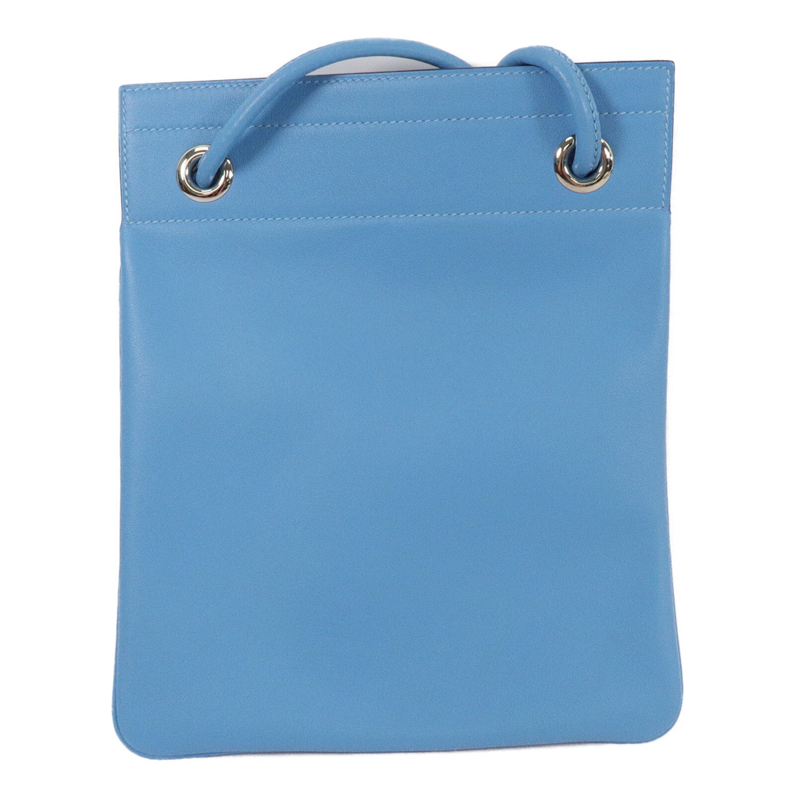HERMES Swift皮革Aline Mini肩背袋Bleu Du Nord