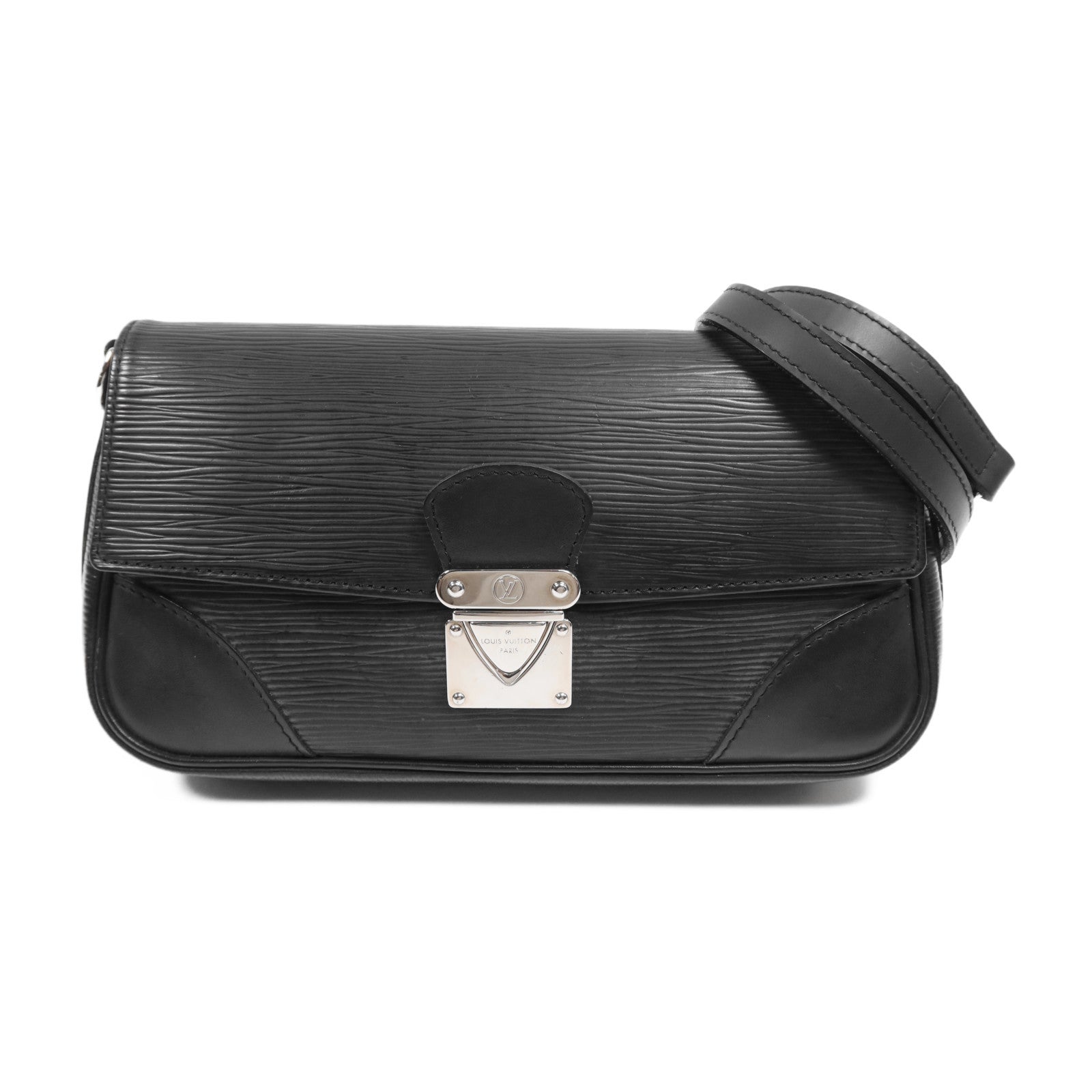 LOUIS VUITTON Epi Segur Pochette銀扣肩背袋