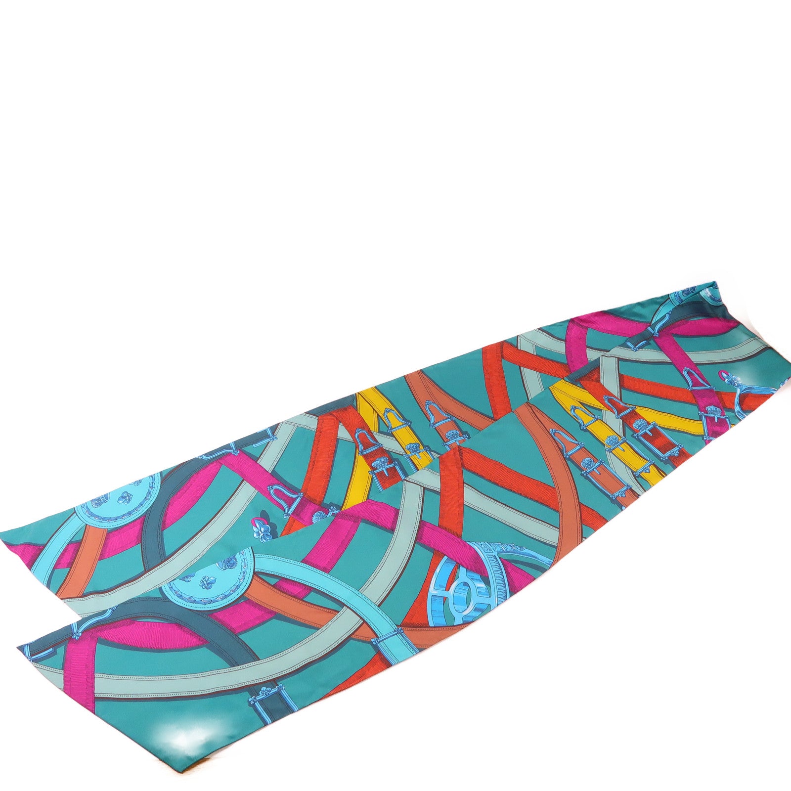 HERMES 絲質Maxi Twilly絲巾