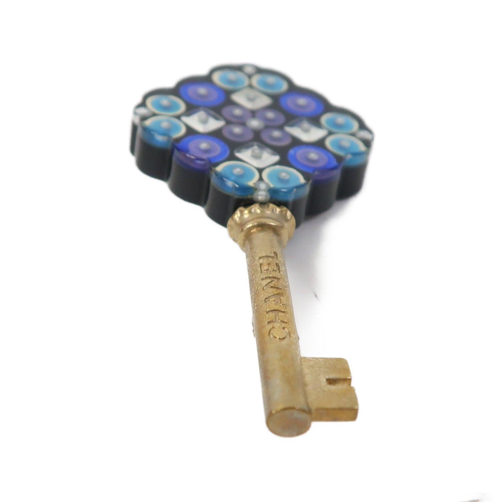 CHANEL 【激減優惠】金屬/PVC 胸針黑色/金色