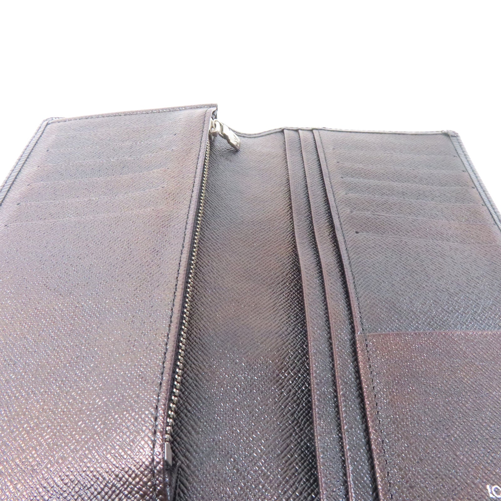 LOUIS VUITTON 【激減優惠】Epi Long Wallet銀扣長錢包黑色