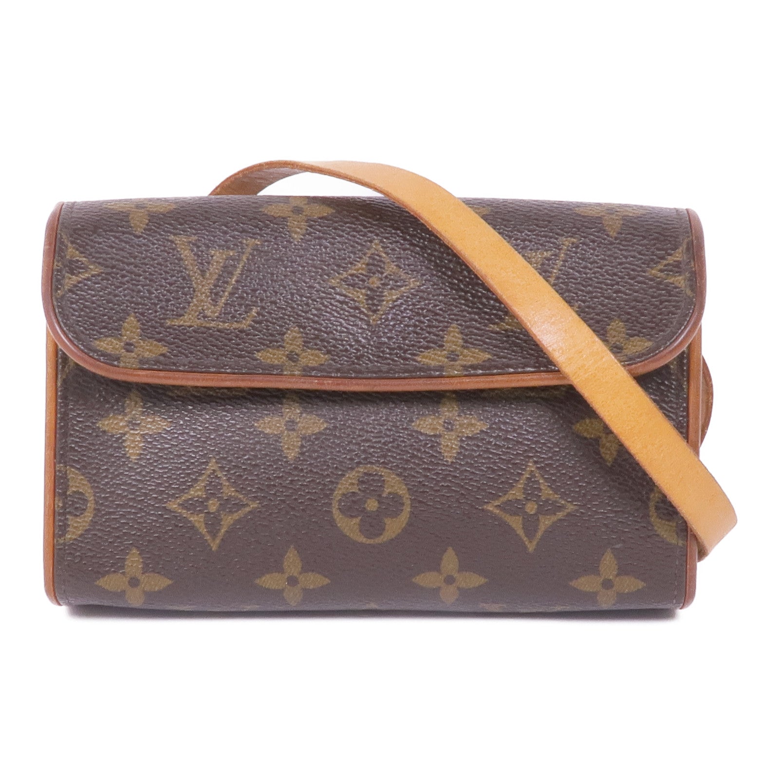 LOUIS VUITTON Monogram Pochette Florentine金扣腰包