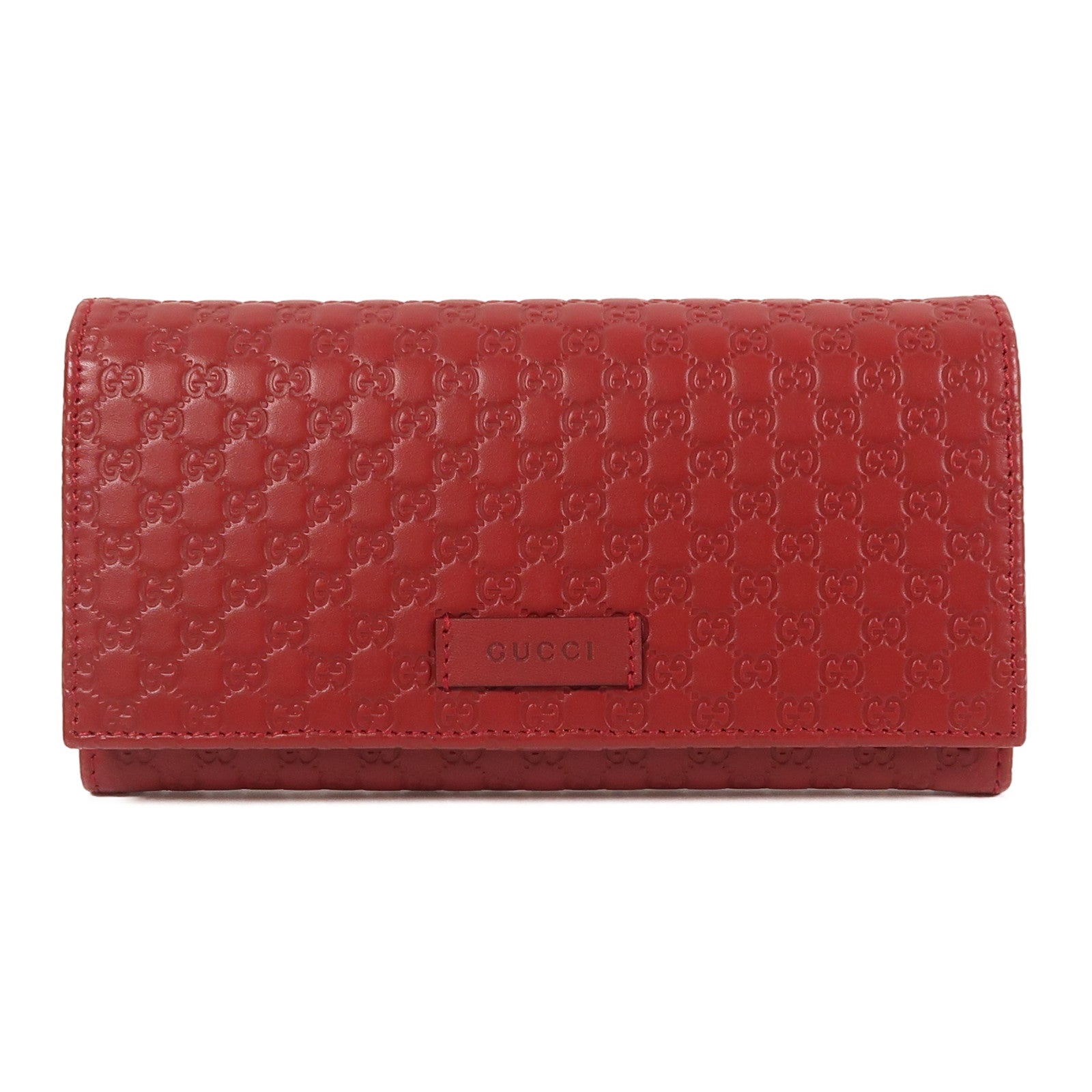 GUCCI 【萬聖節商品】牛皮皮革Long Wallet金扣長錢包