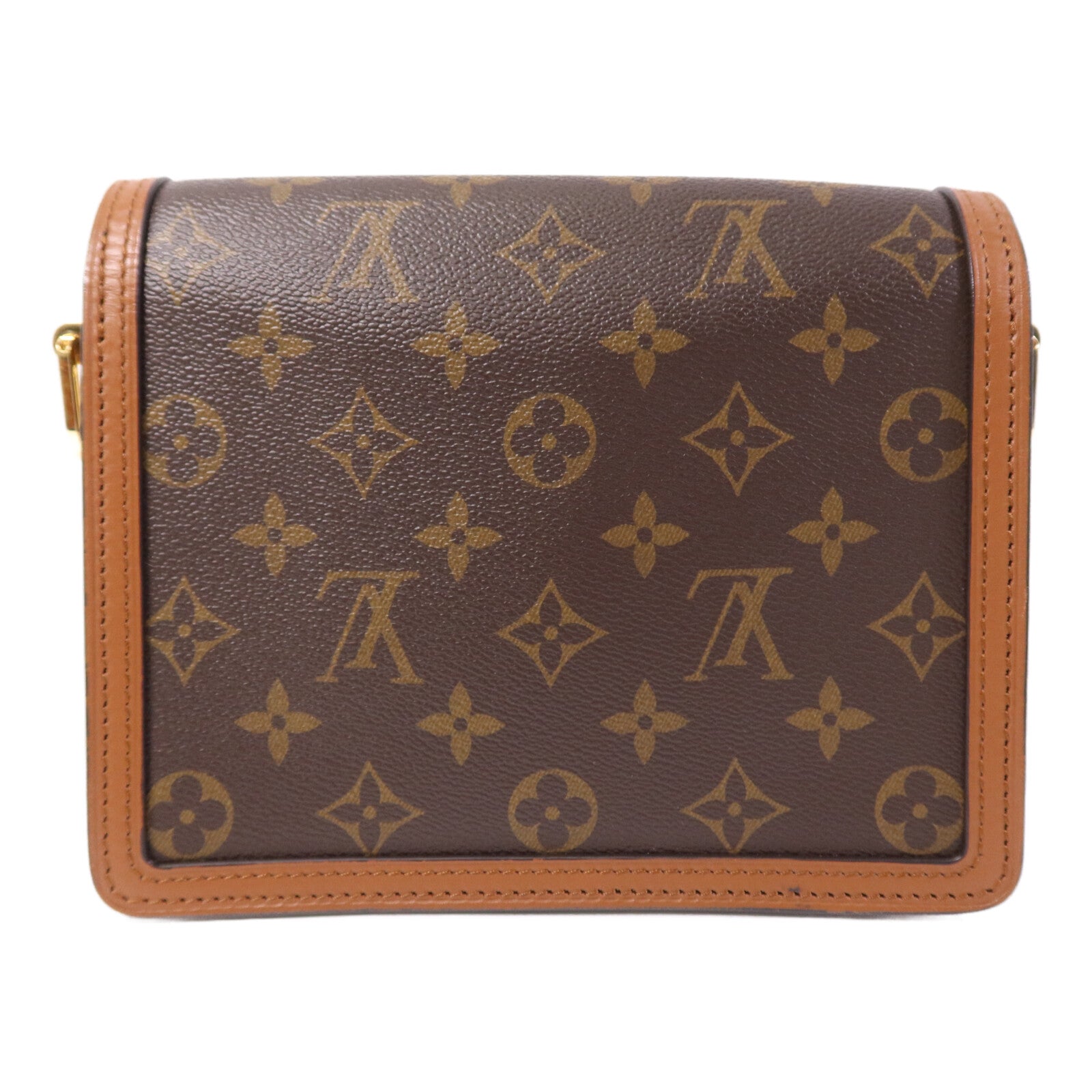 LOUIS VUITTON 【激減優惠】Monogram Reverse Mini Dauphine金扣肩背袋