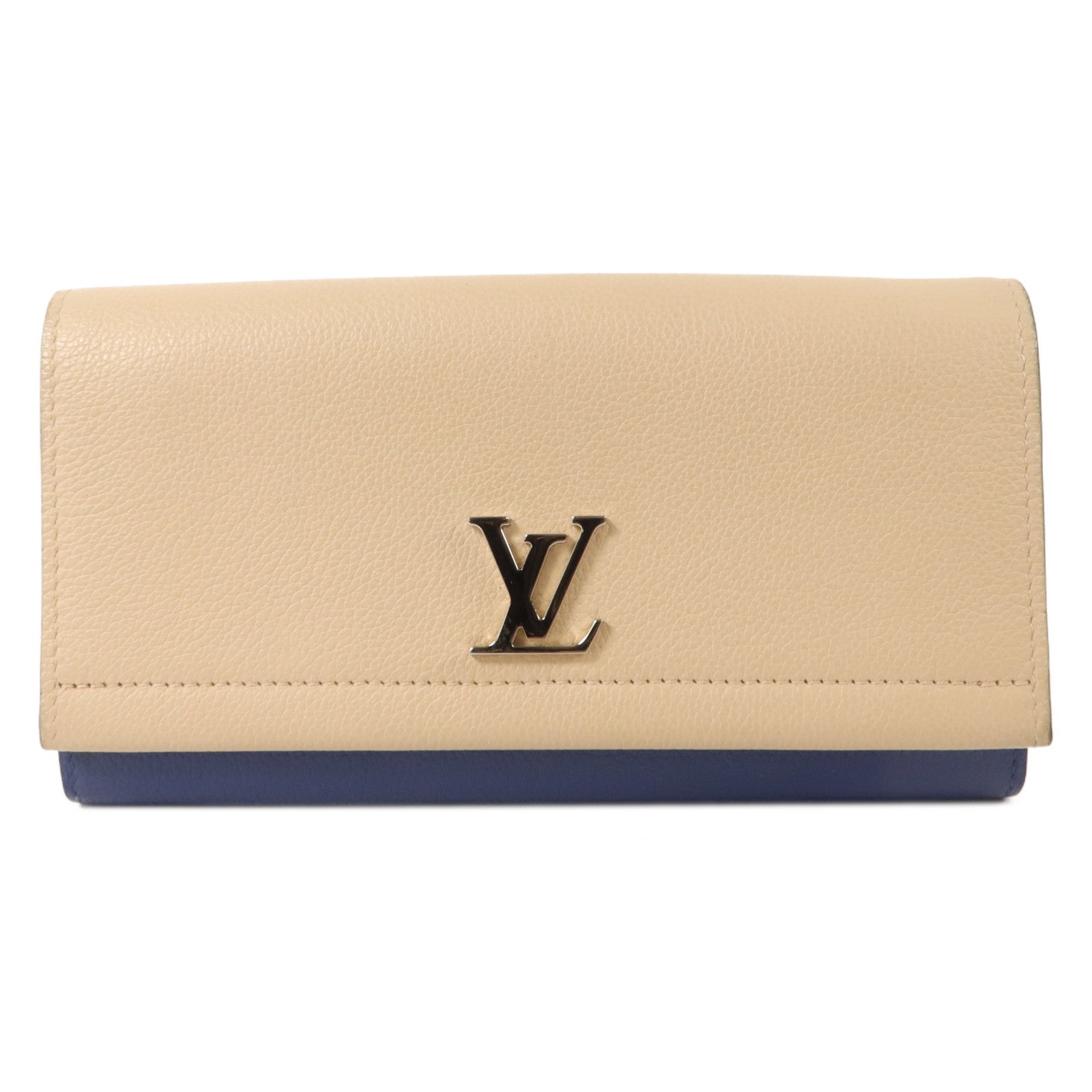 LOUIS VUITTON 牛皮皮革Lockme II長錢包
