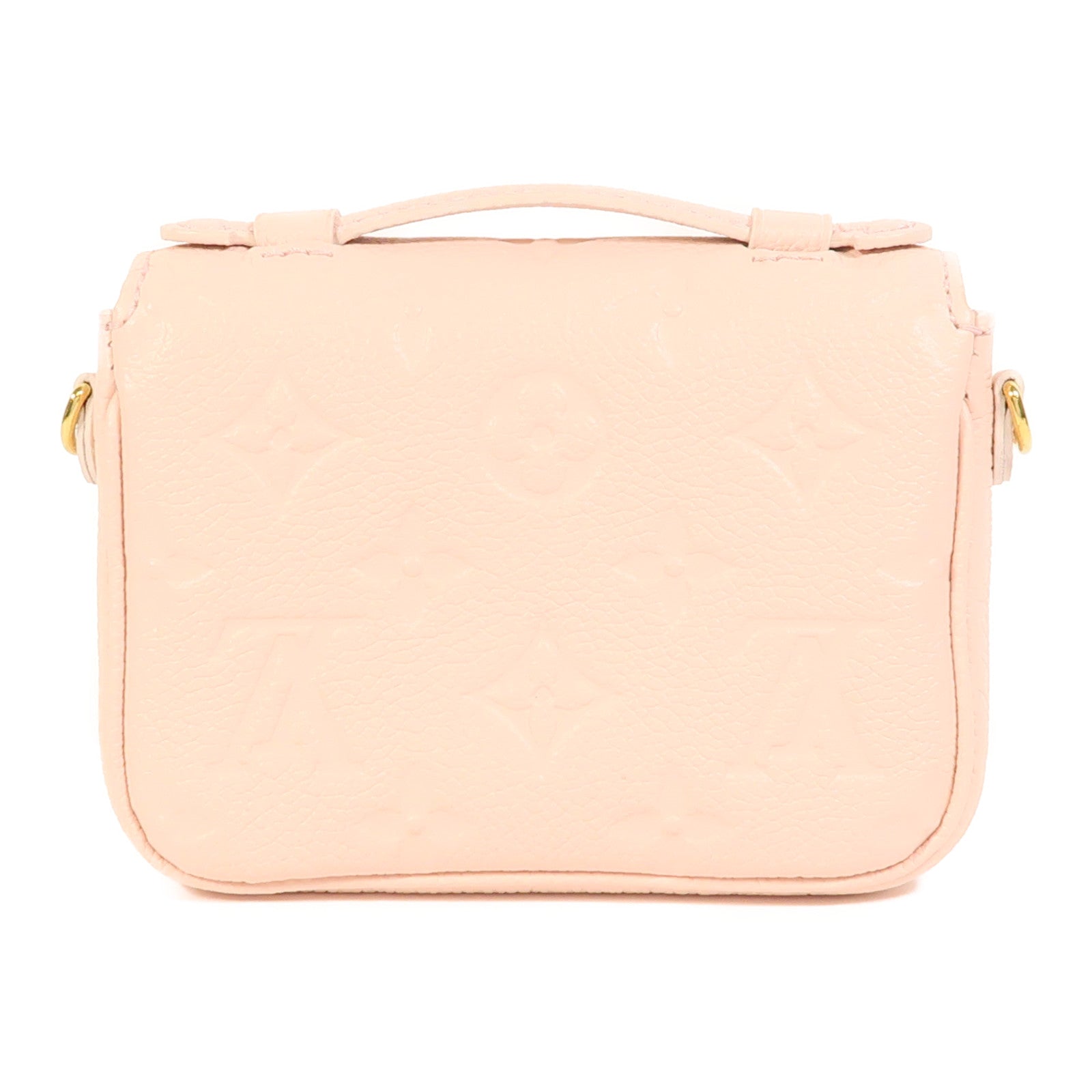 LOUIS VUITTON Monogram Empreinte Micro Metis金扣手挽肩背兩用袋