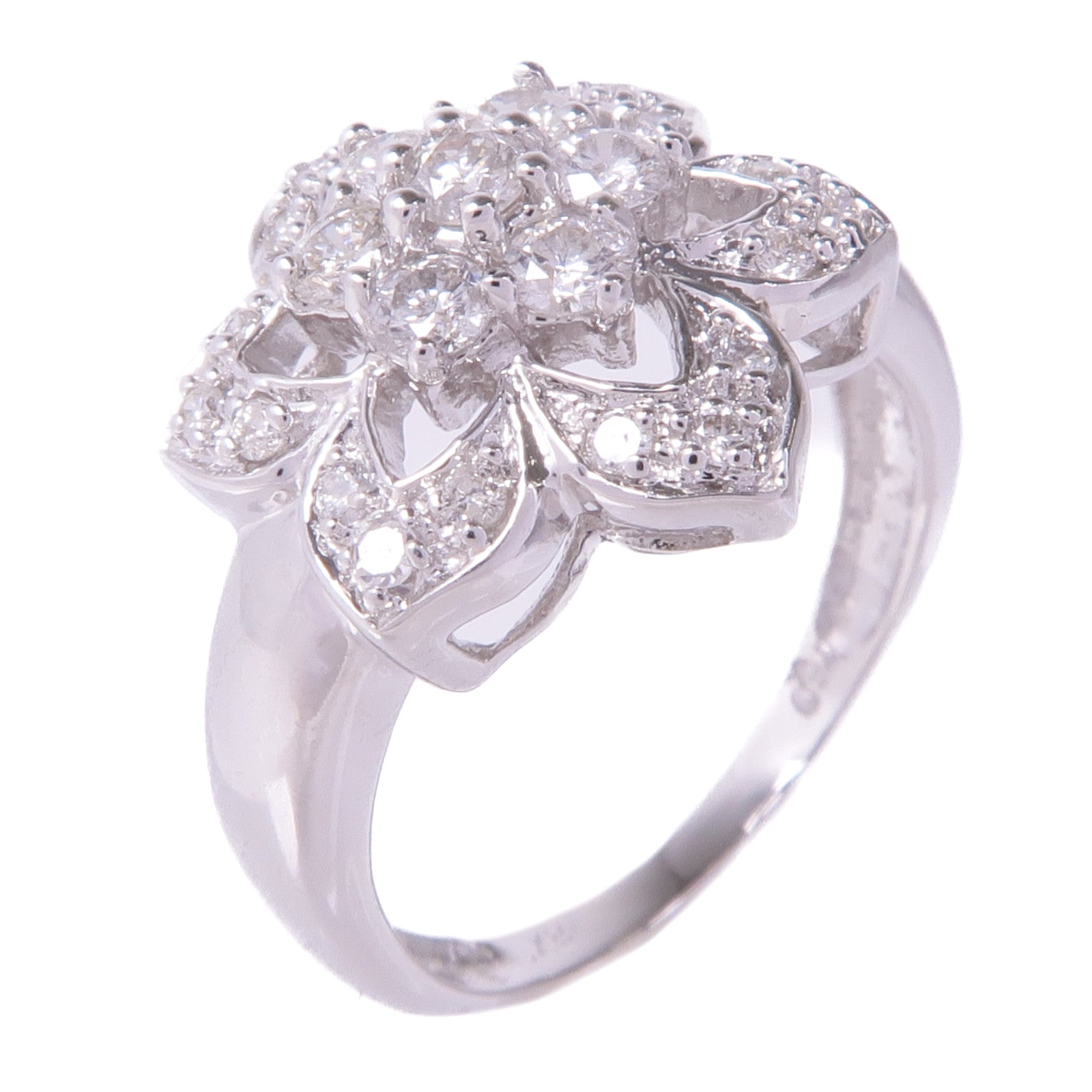 JEWELRY 18K白金Diamond Ring鑽石戒指US#5.5