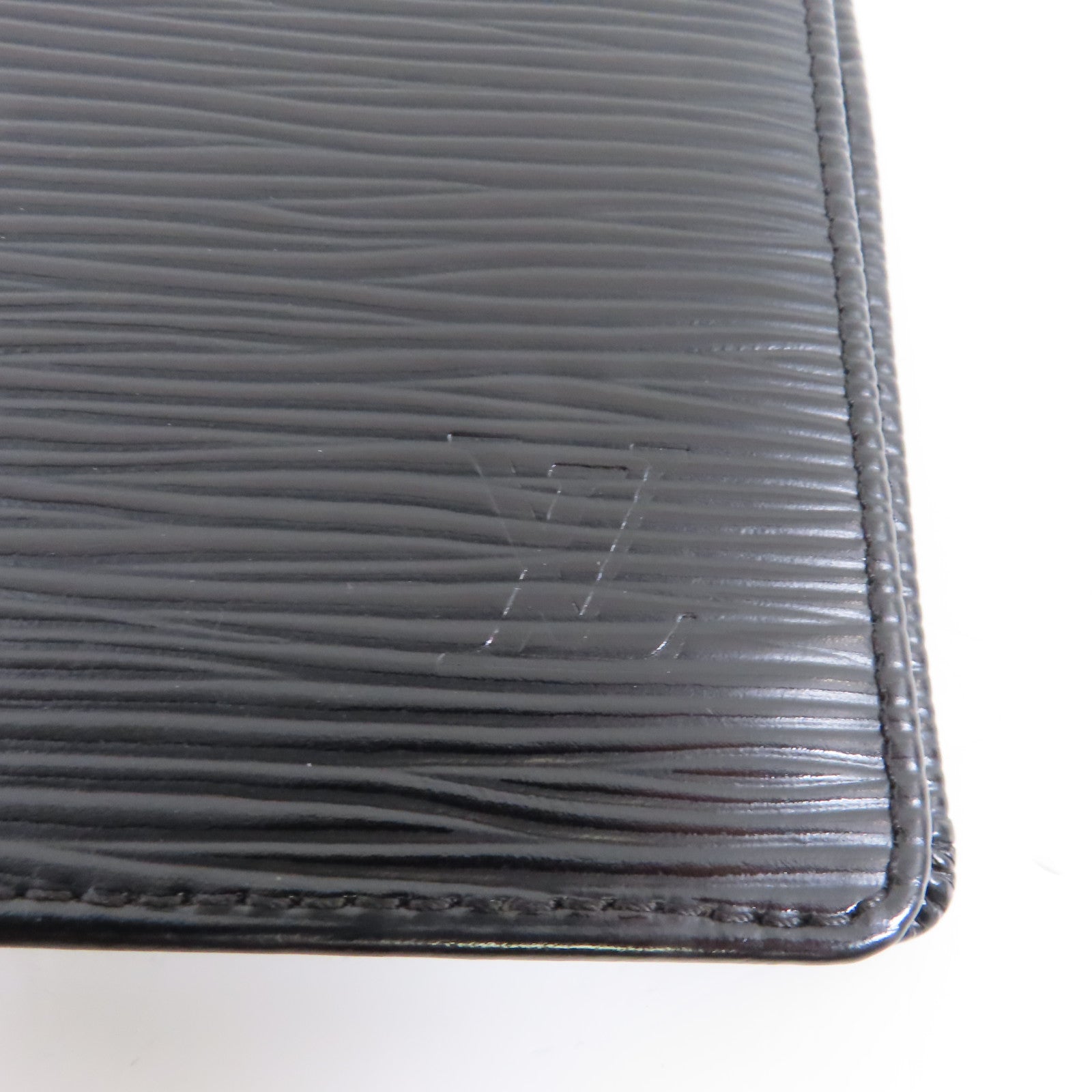 LOUIS VUITTON 【激減優惠】Epi Long Wallet銀扣長錢包黑色