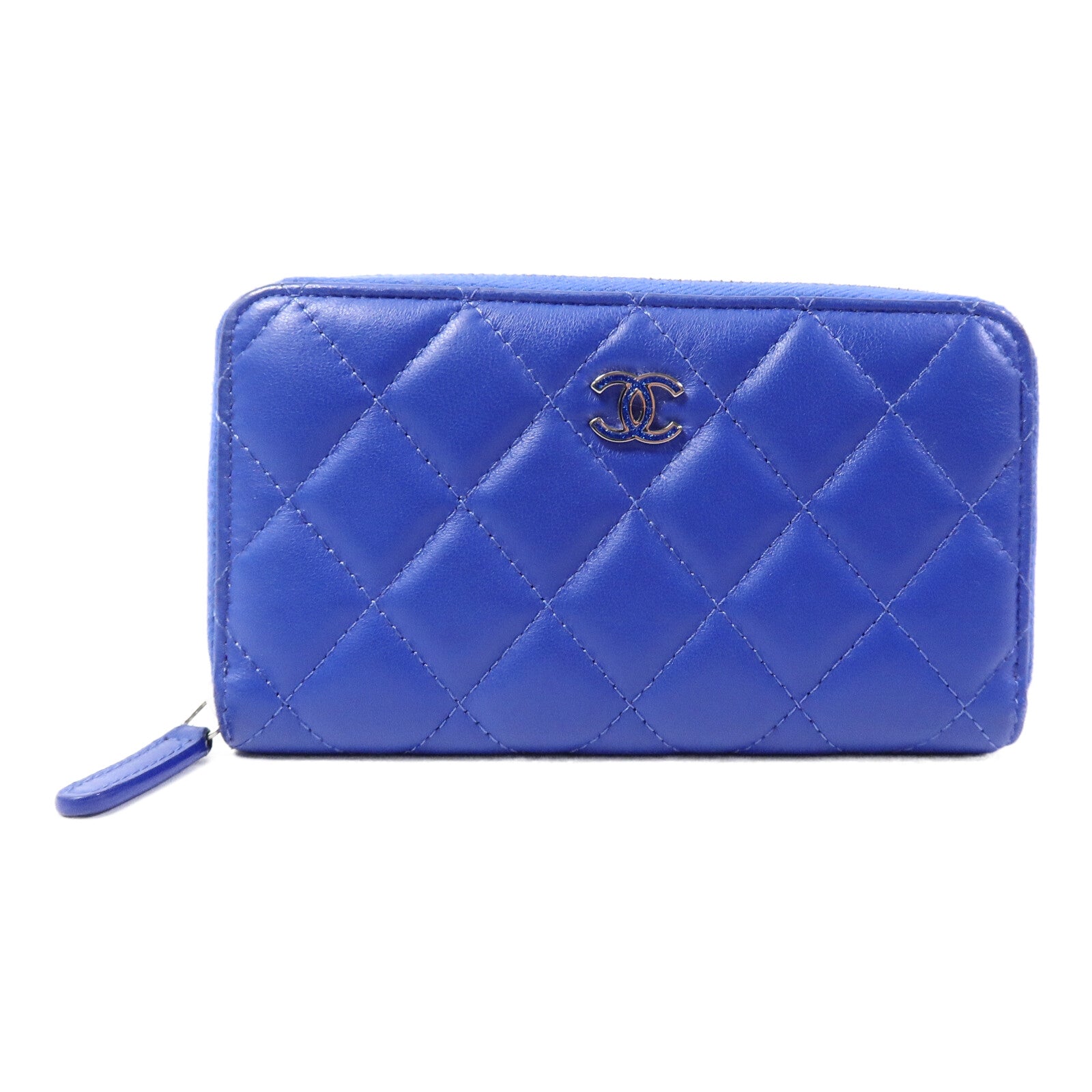 CHANEL 羊皮皮革Zipper Wallet Medium長錢包