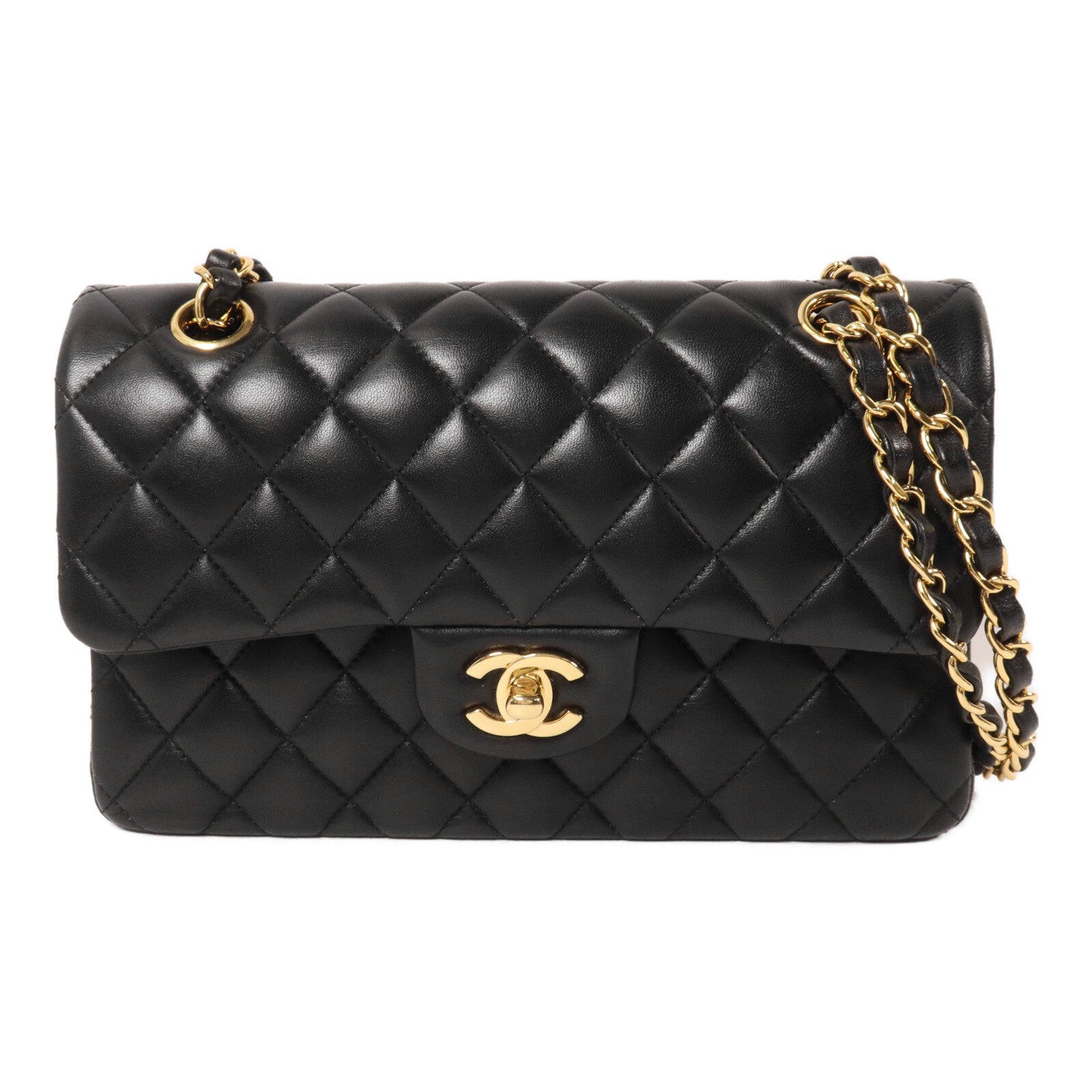CHANEL 羊皮皮革Classic 23鏈帶肩背袋