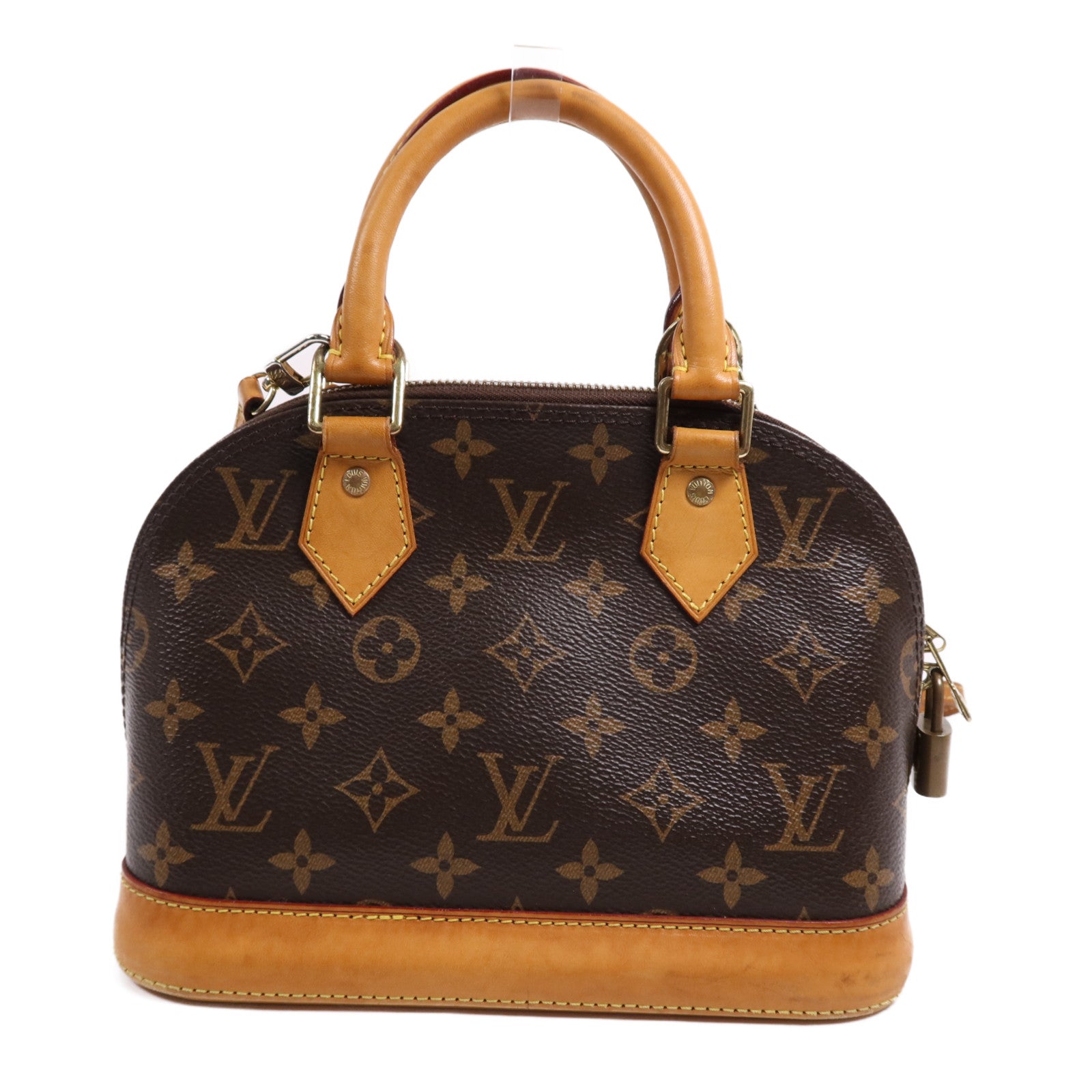 LOUIS VUITTON Monogram Alma BB金扣手挽肩背兩用袋