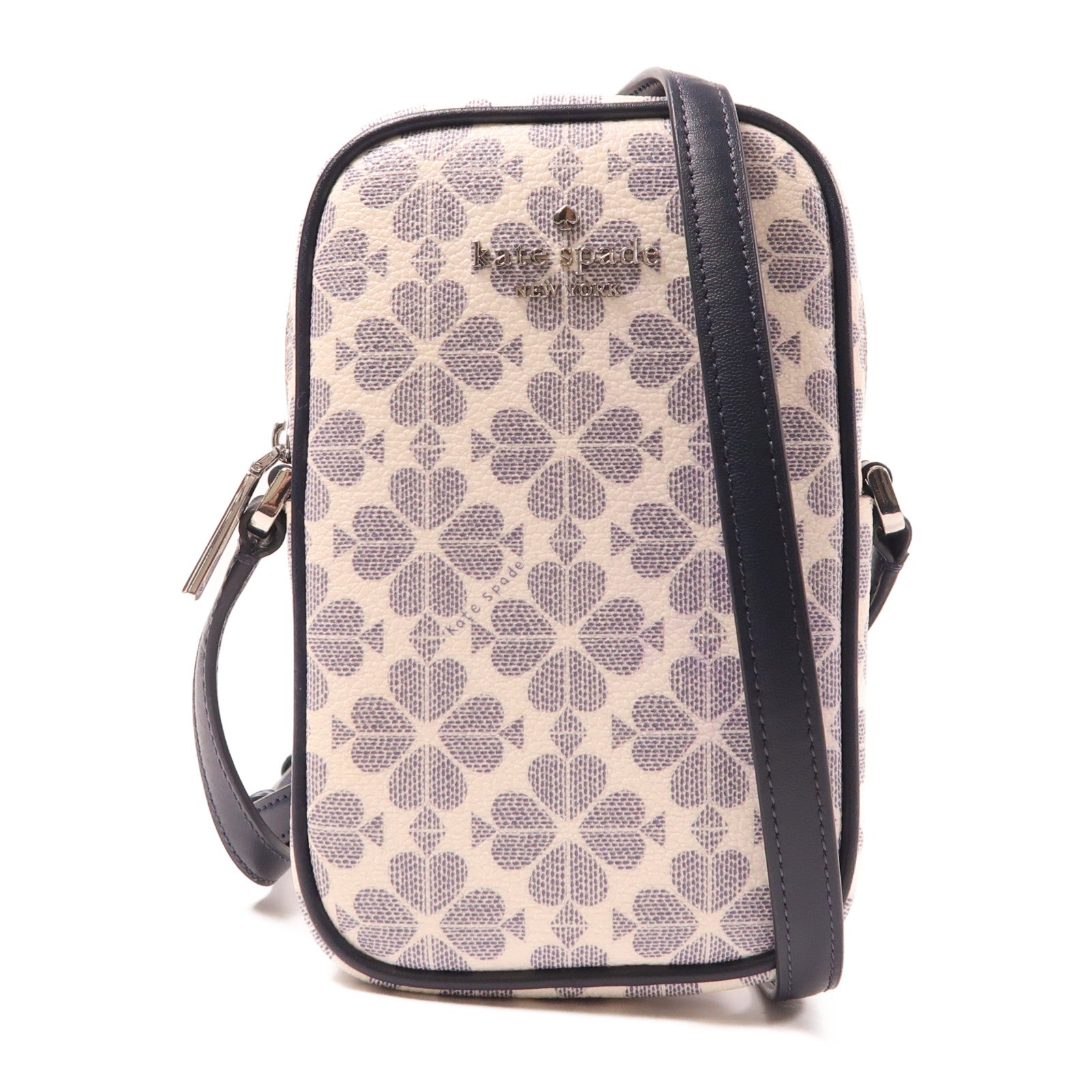 Kate Spade 塗層帆布Shoulder Bag銀扣肩背袋