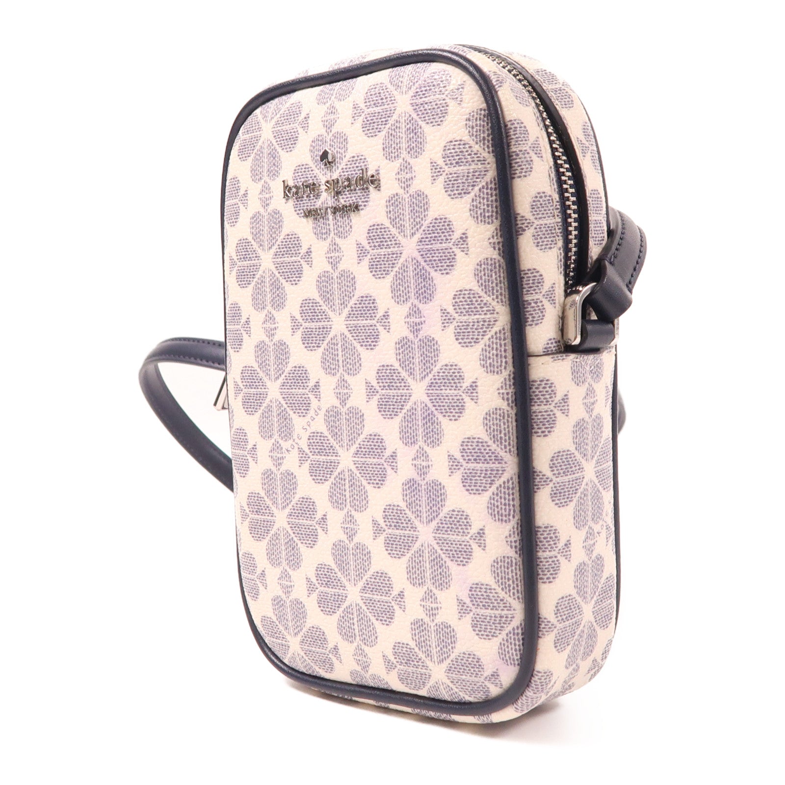 Kate Spade 塗層帆布Shoulder Bag銀扣肩背袋