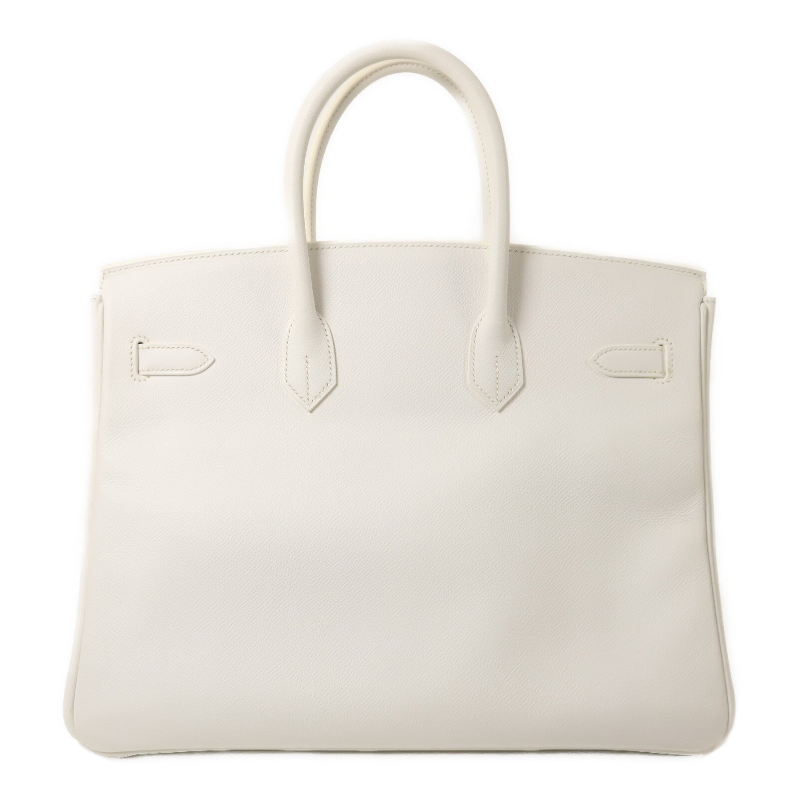 HERMES Epsom皮革Birkin 35手挽袋Blanc