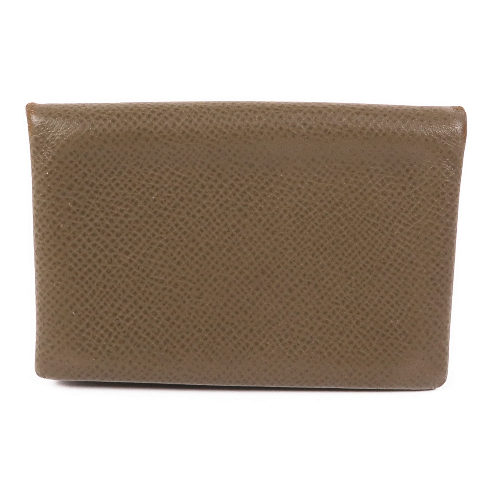HERMES 【激減優惠】Epsom皮革Calvi Card Holder卡片套Etoupe