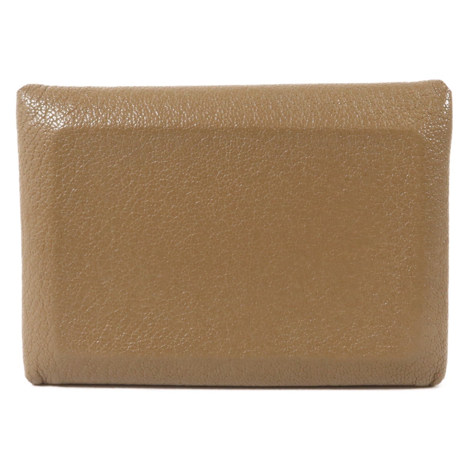 HERMES Chevre皮革Calvi Duo Compact Card Holder卡片套Etoupe