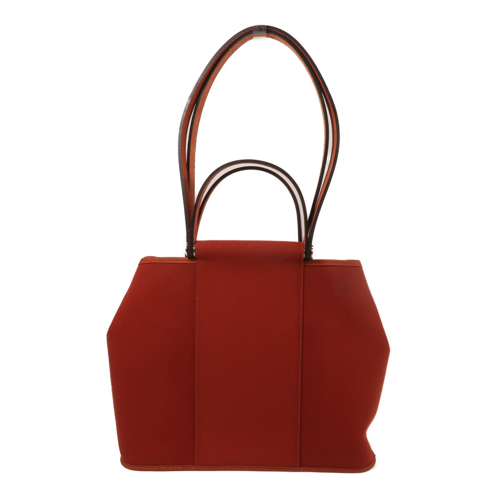 HERMES 帆布Cabag PM手挽肩背兩用袋Roue Venitien/RougeH