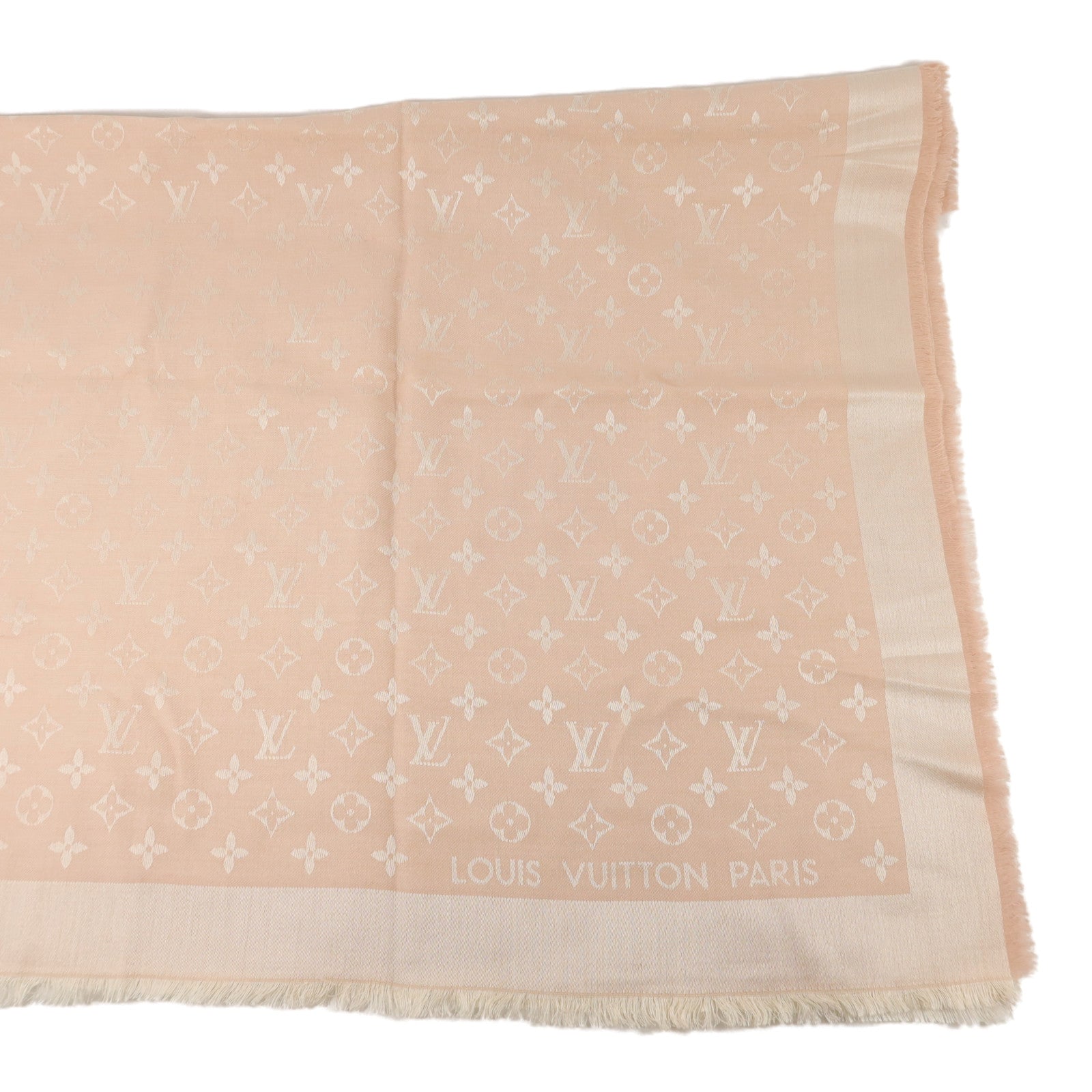 LOUIS VUITTON 絲質/羊毛Scarf絲巾