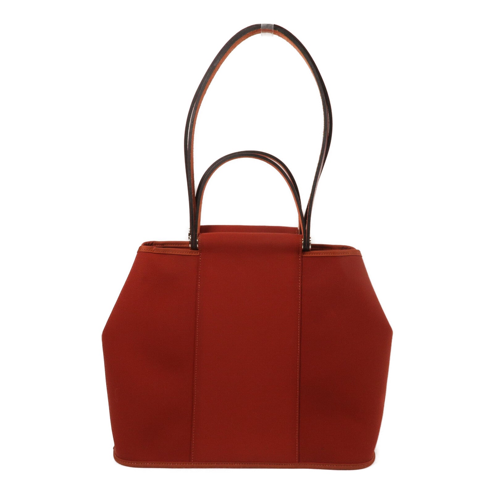 HERMES 帆布Cabag PM手挽肩背兩用袋Roue Venitien/RougeH