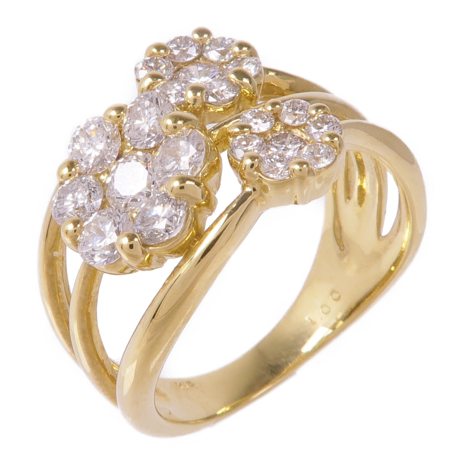 JEWELRY 18K黃金Diamond Ring鑽石戒指US#6