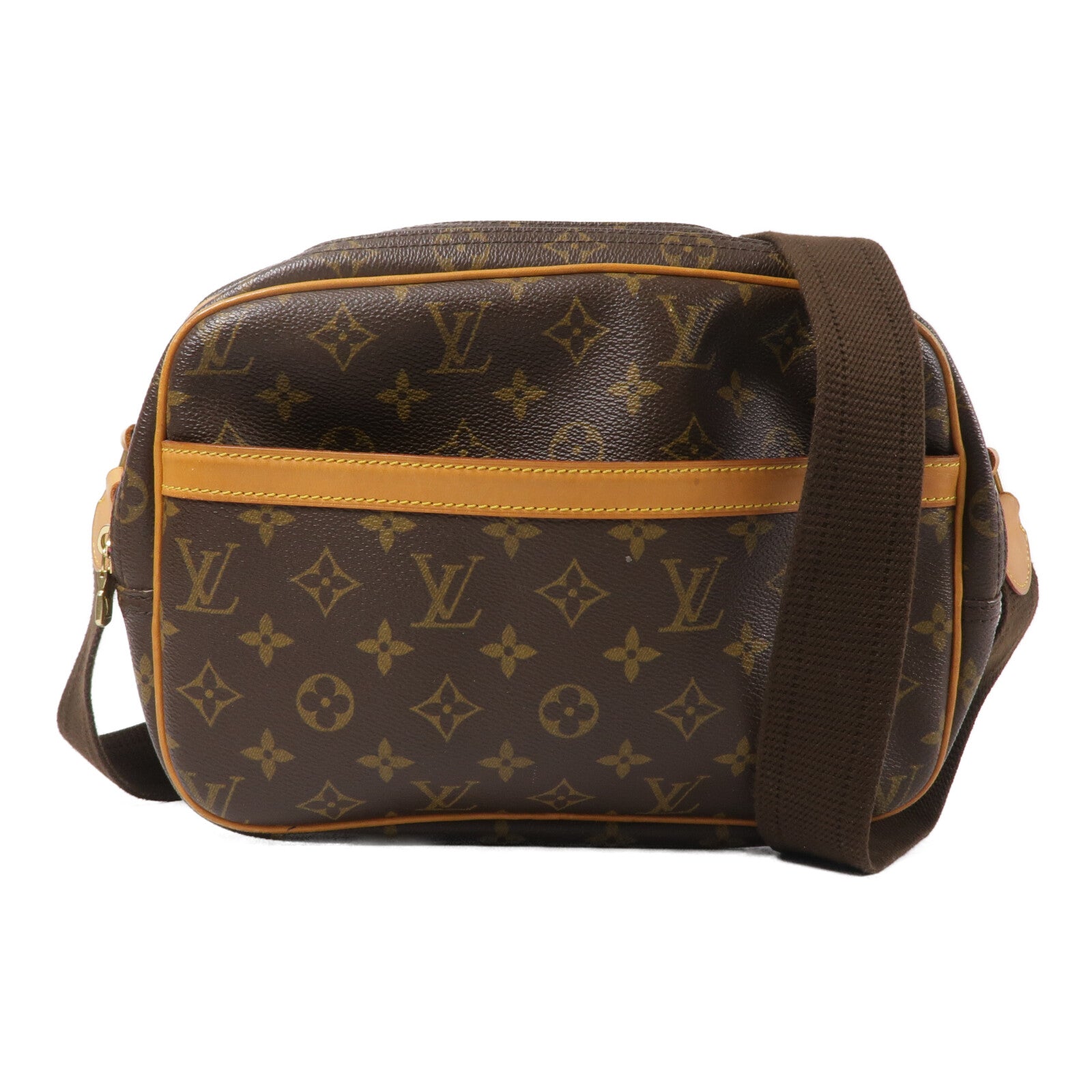 LOUIS VUITTON Monogram Reporter PM肩背袋