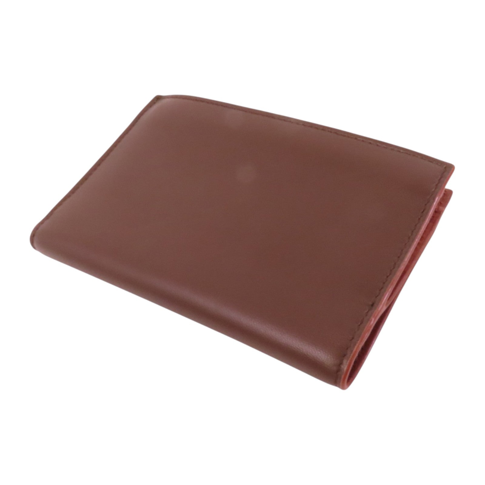 BOTTEGA VENETA 牛皮皮革Pocket Book Wallet金扣短錢包