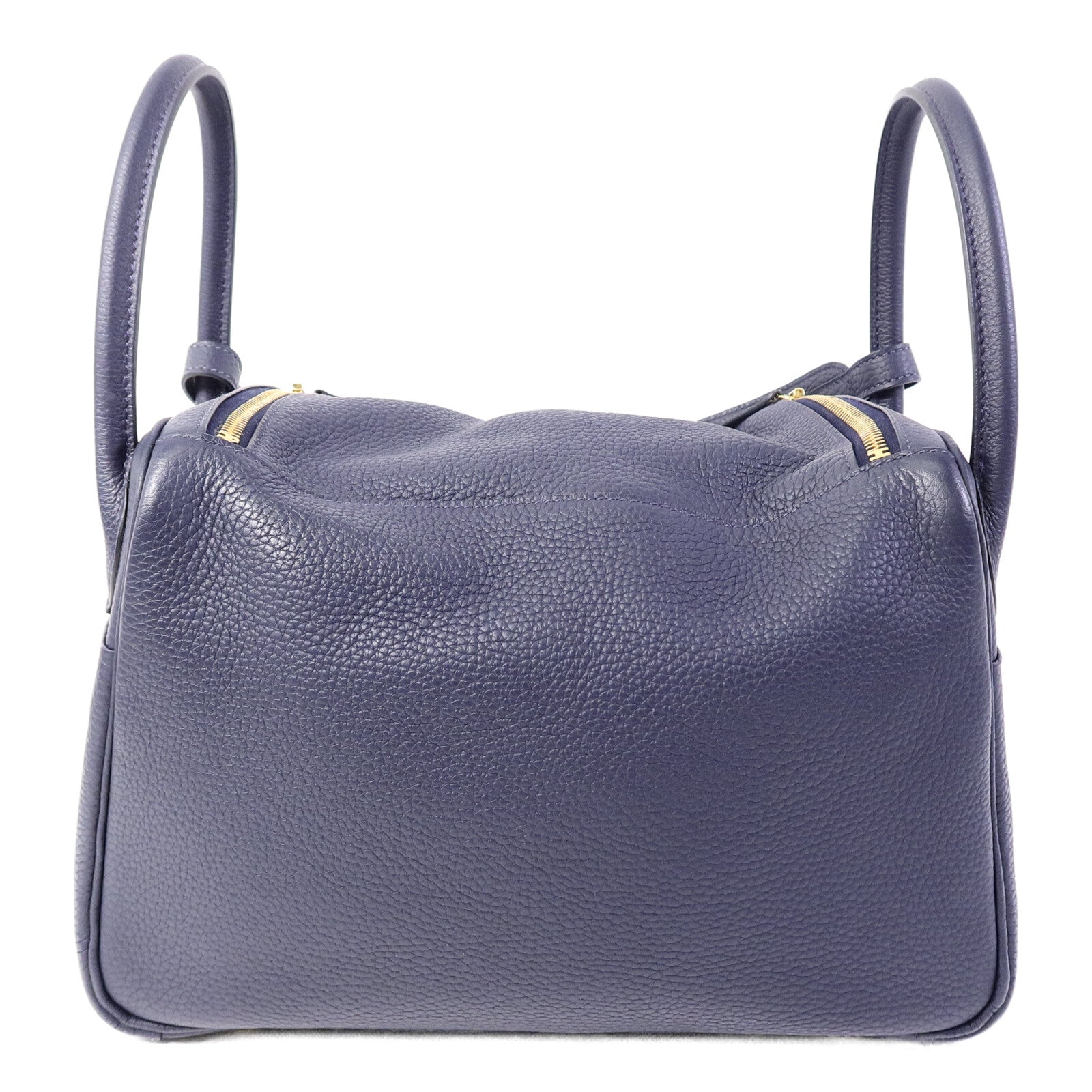HERMES Togo皮革Lindy 30肩背袋Blue Nuit