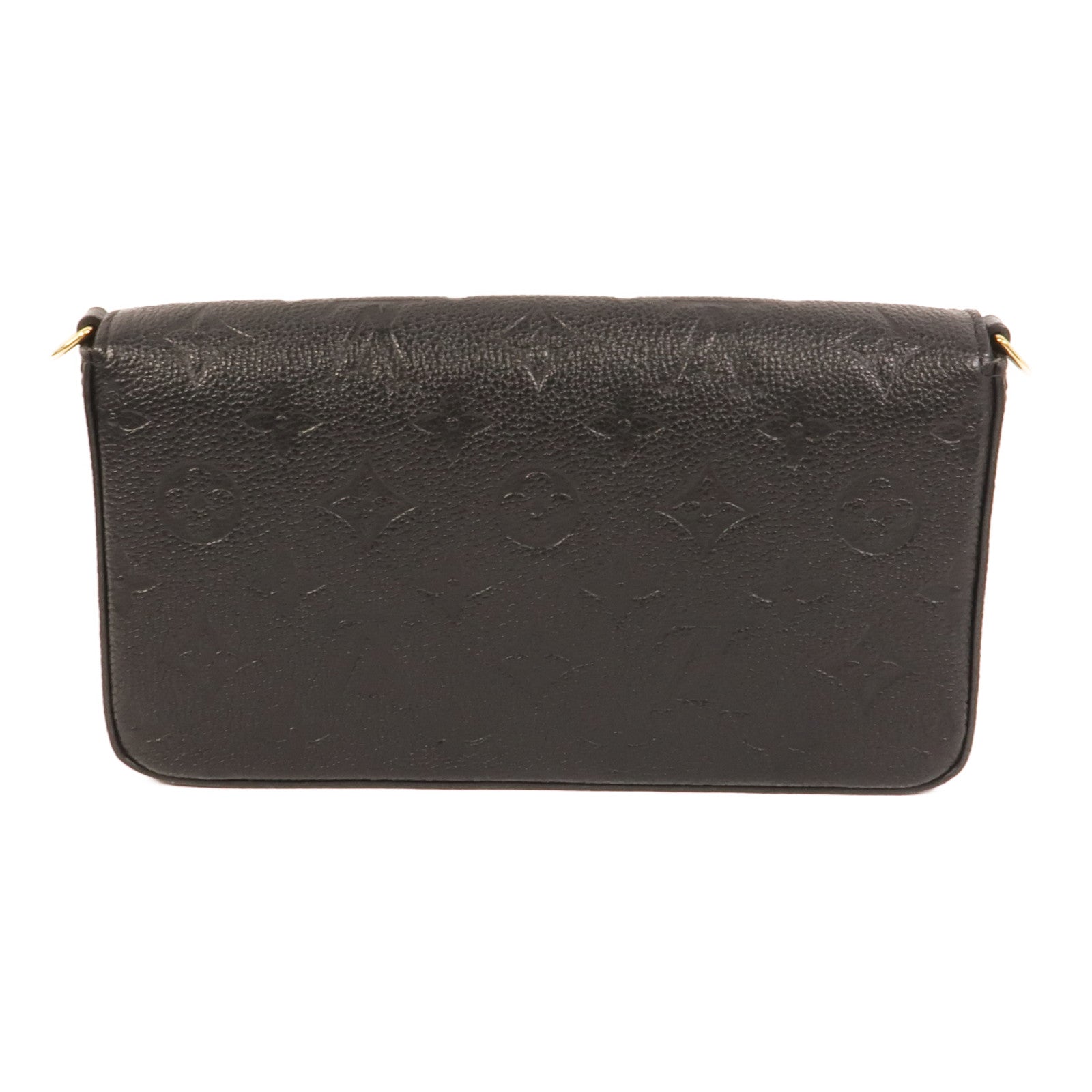 LOUIS VUITTON Monogram Empreinte Felicie Pochette 金扣鏈帶肩背袋