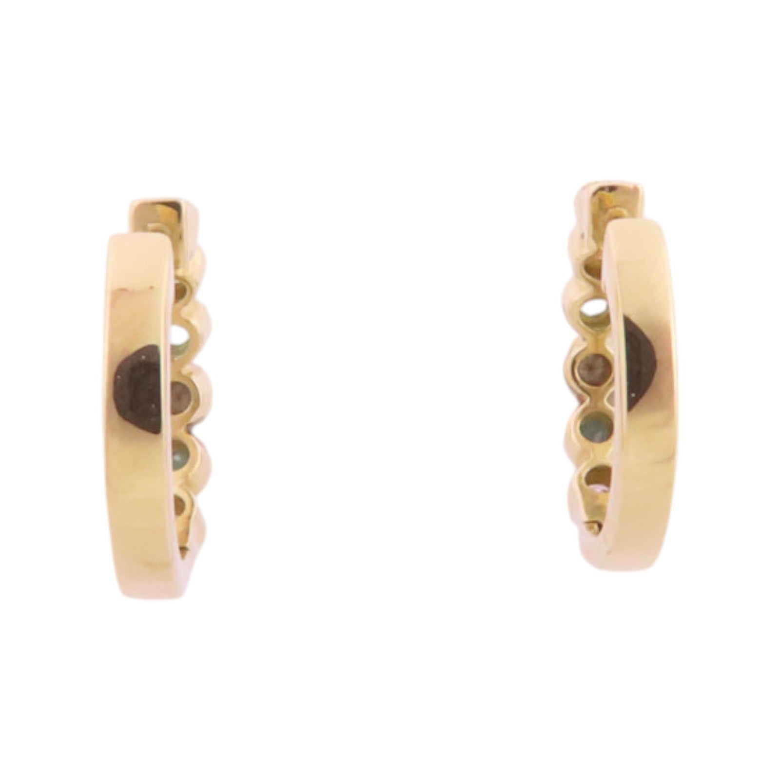 JEWELRY 18K黃金/碧璽石/鑽石Tourmaline Diamond Earrings耳環