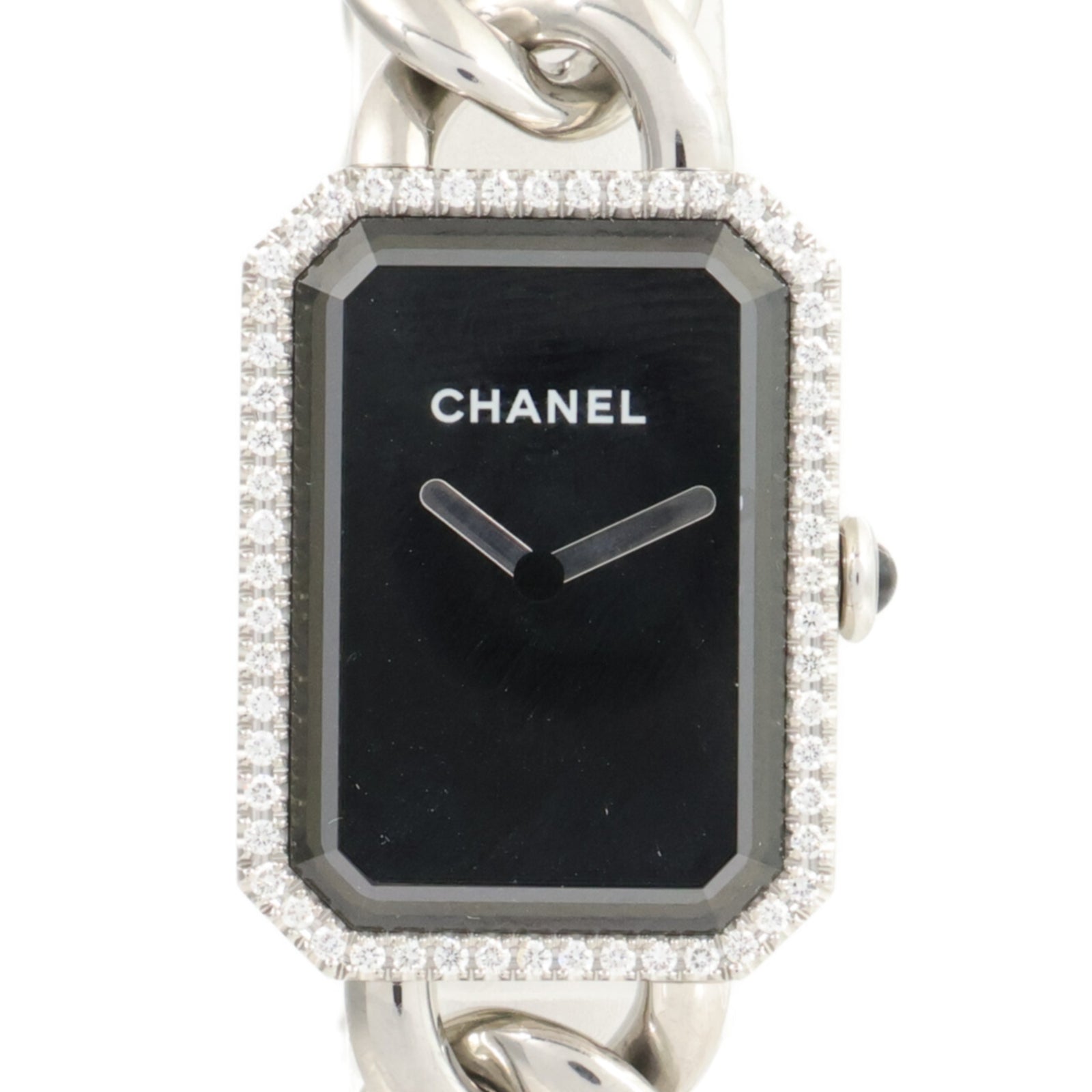 CHANEL Premiere Gourmette Chain Watch H7020