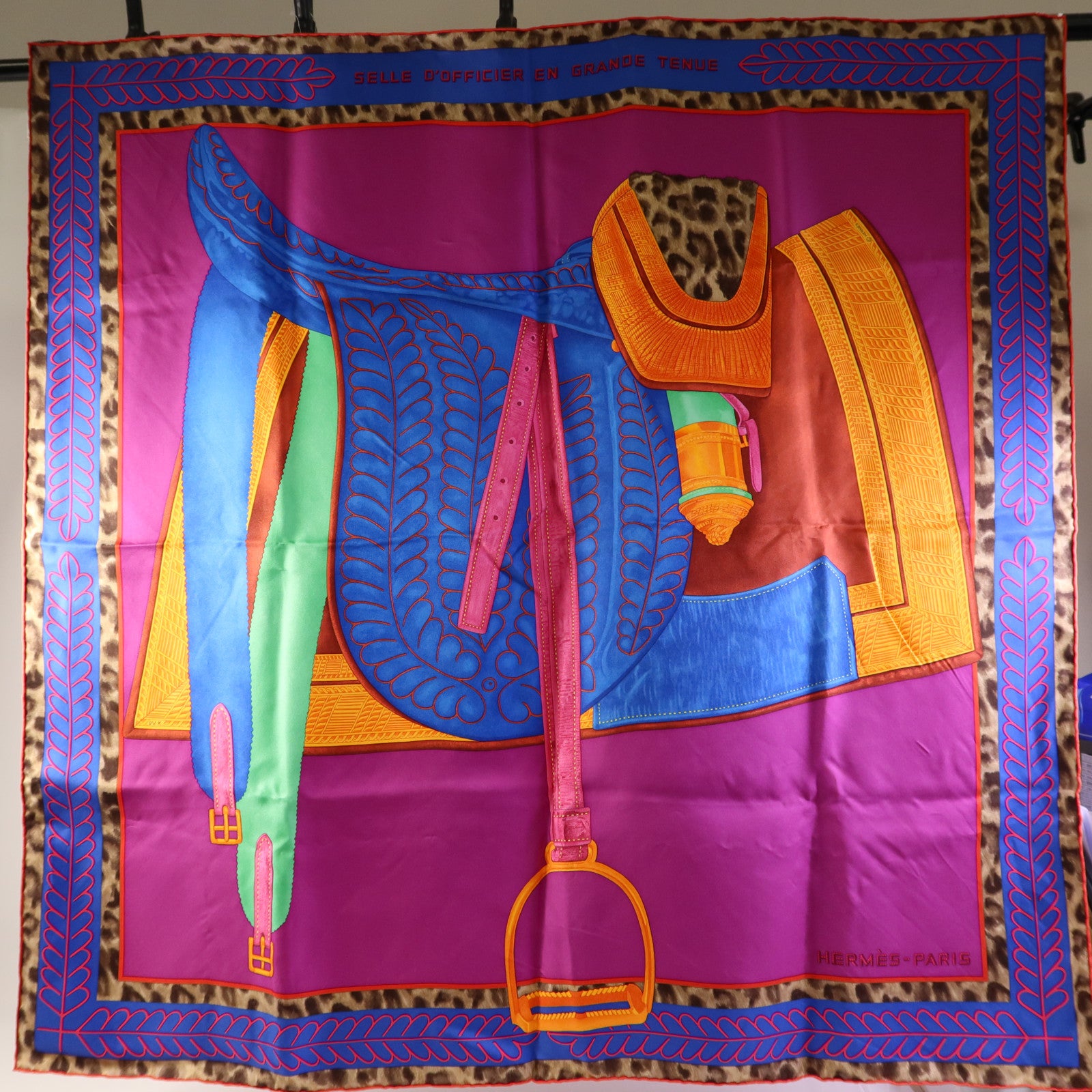 HERMES 絲質Scarf 90X90絲巾