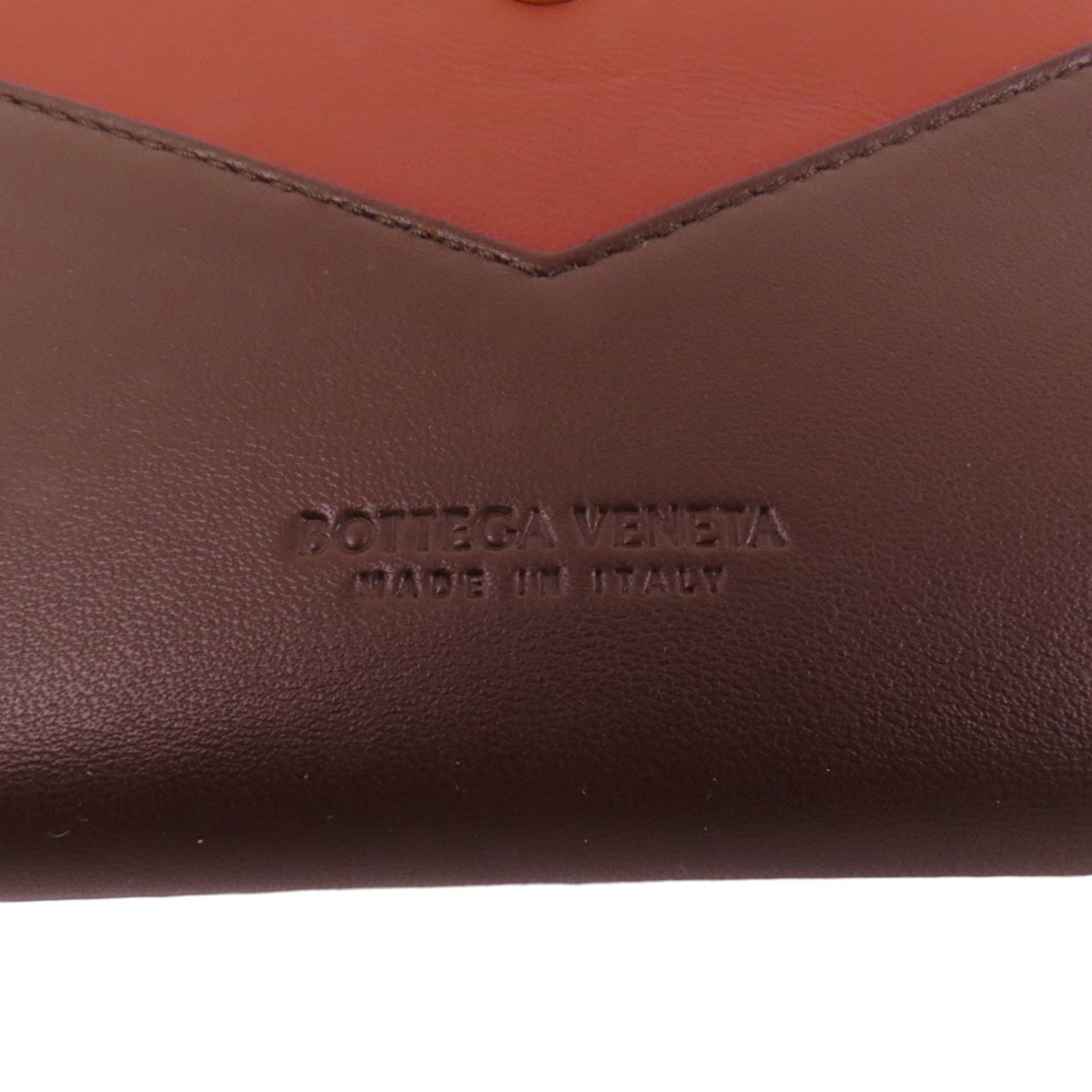 BOTTEGA VENETA 牛皮皮革Pocket Book Wallet金扣短錢包