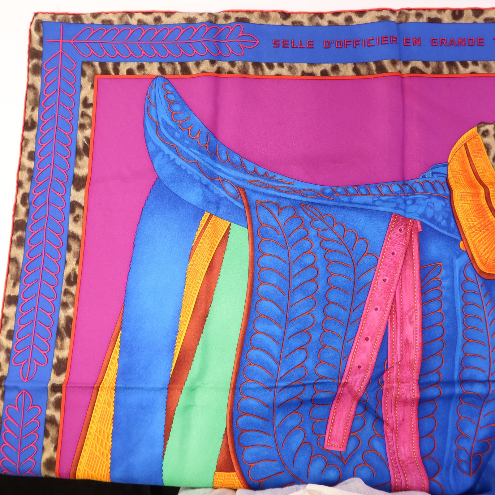 HERMES 絲質Scarf 90X90絲巾