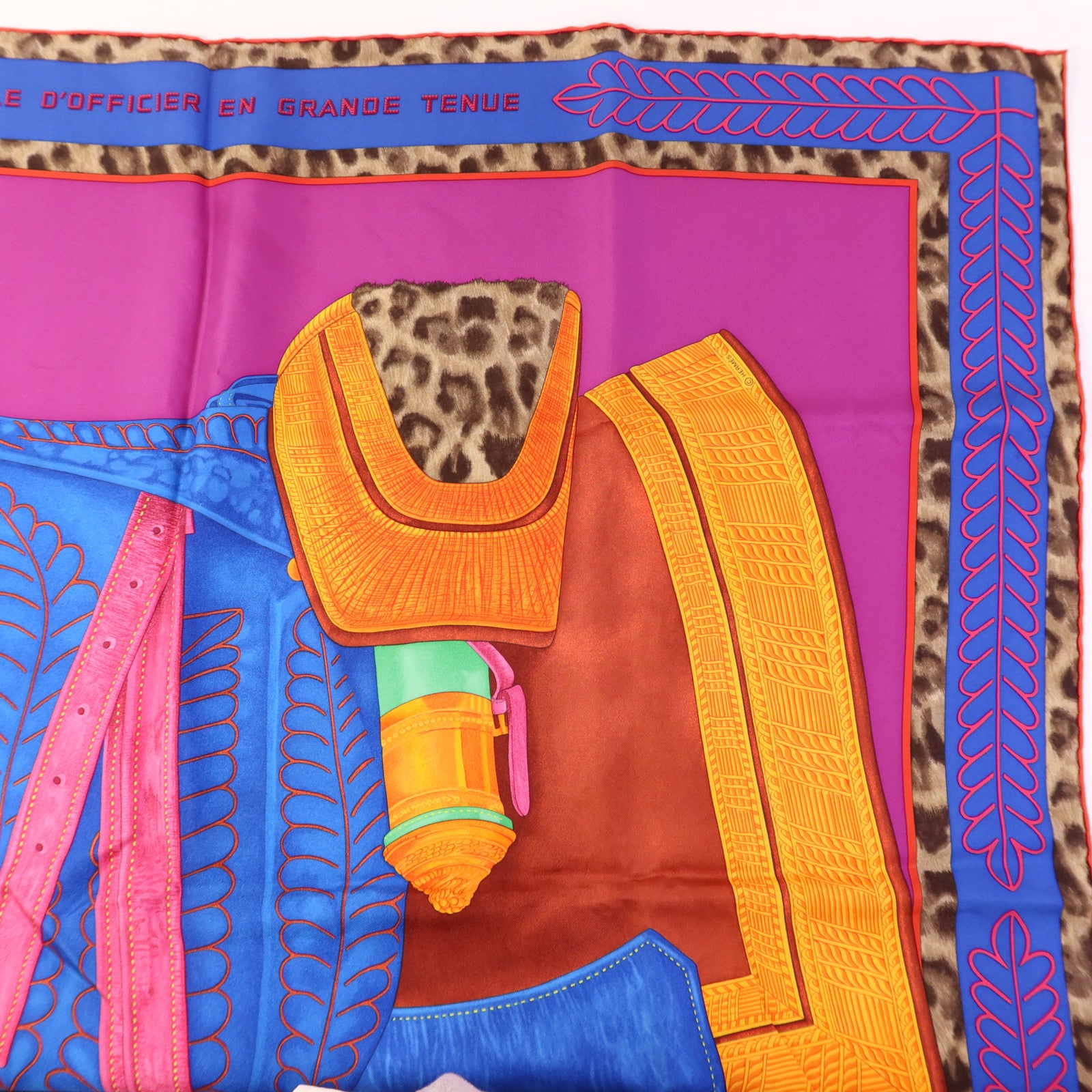 HERMES 絲質Scarf 90X90絲巾