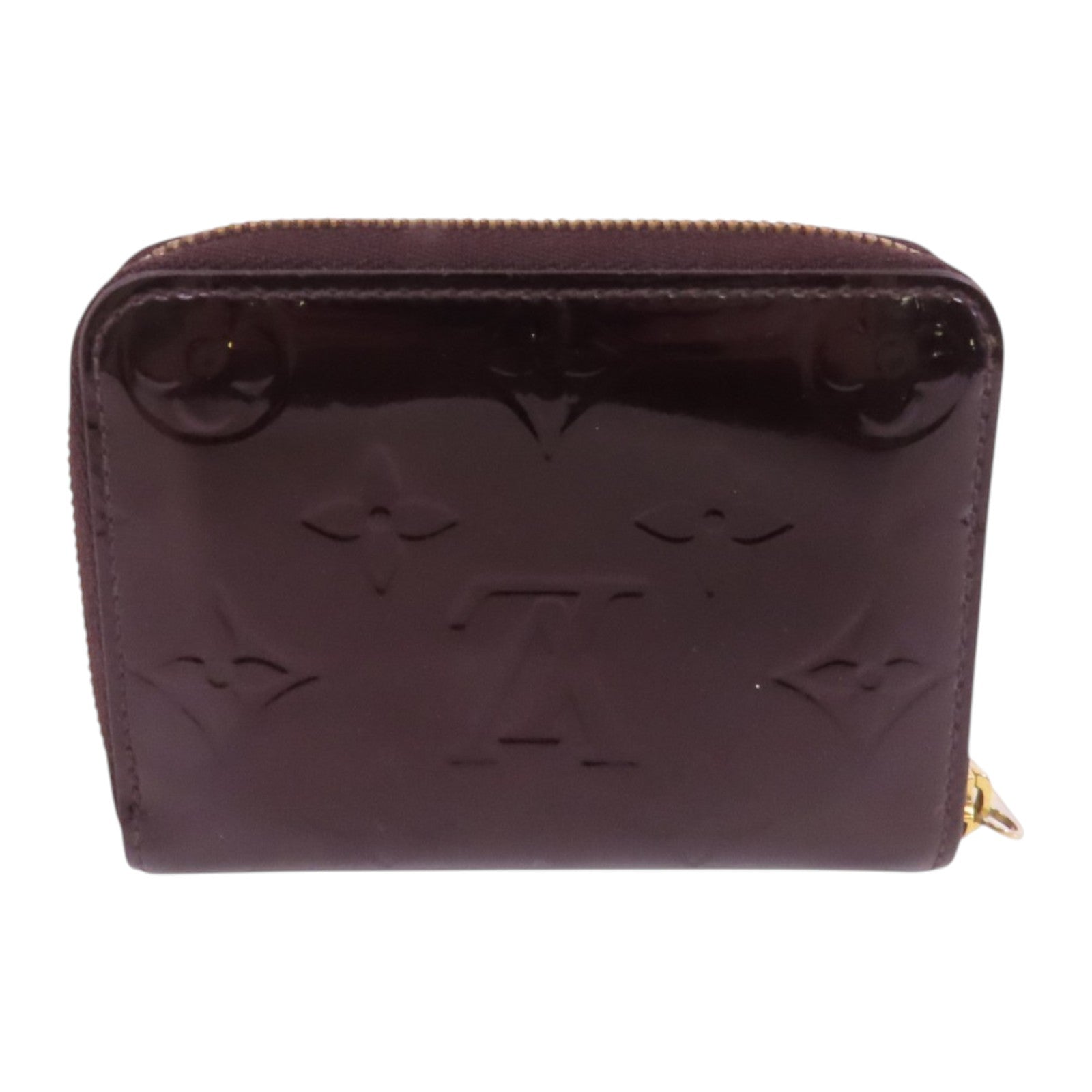 LOUIS VUITTON Monogram Vernis Zippy Coin Purse金扣拉鏈零錢包