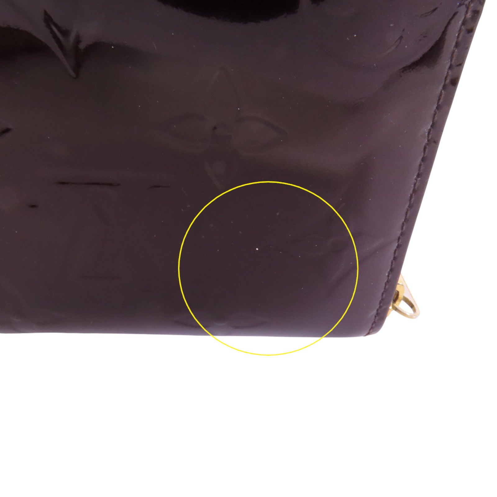 LOUIS VUITTON Monogram Vernis Zippy Coin Purse金扣拉鏈零錢包