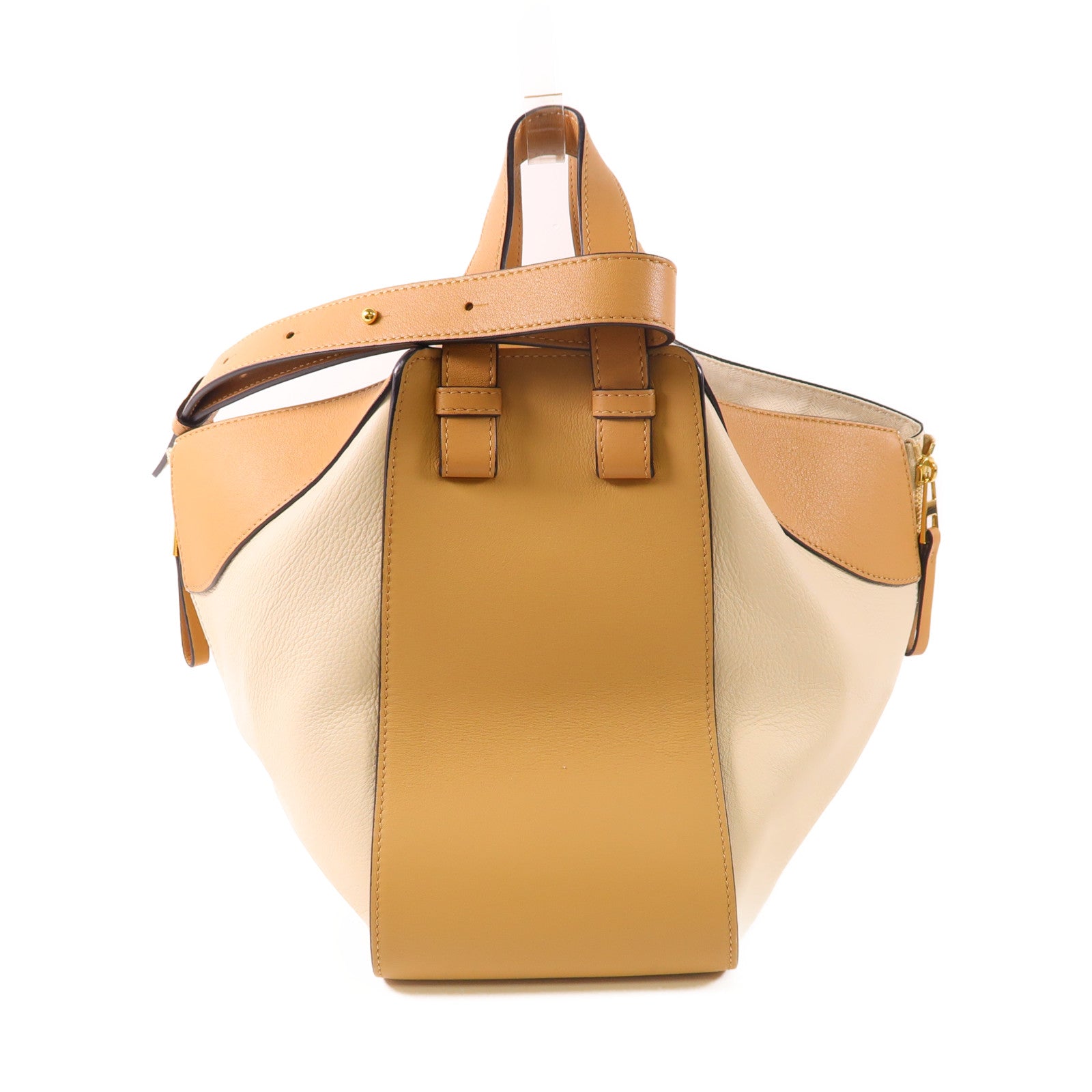 LOEWE 牛皮皮革Hammock MM金扣手挽肩背兩用袋