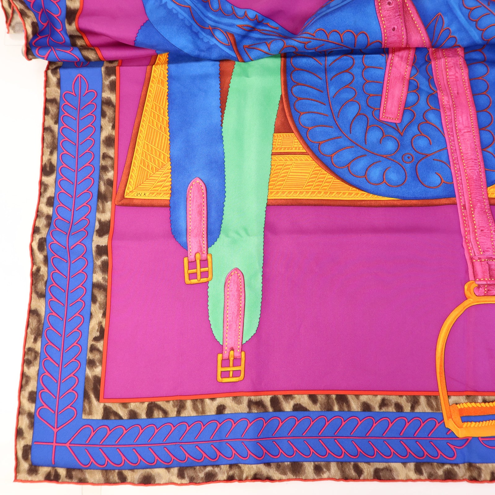 HERMES 絲質Scarf 90X90絲巾