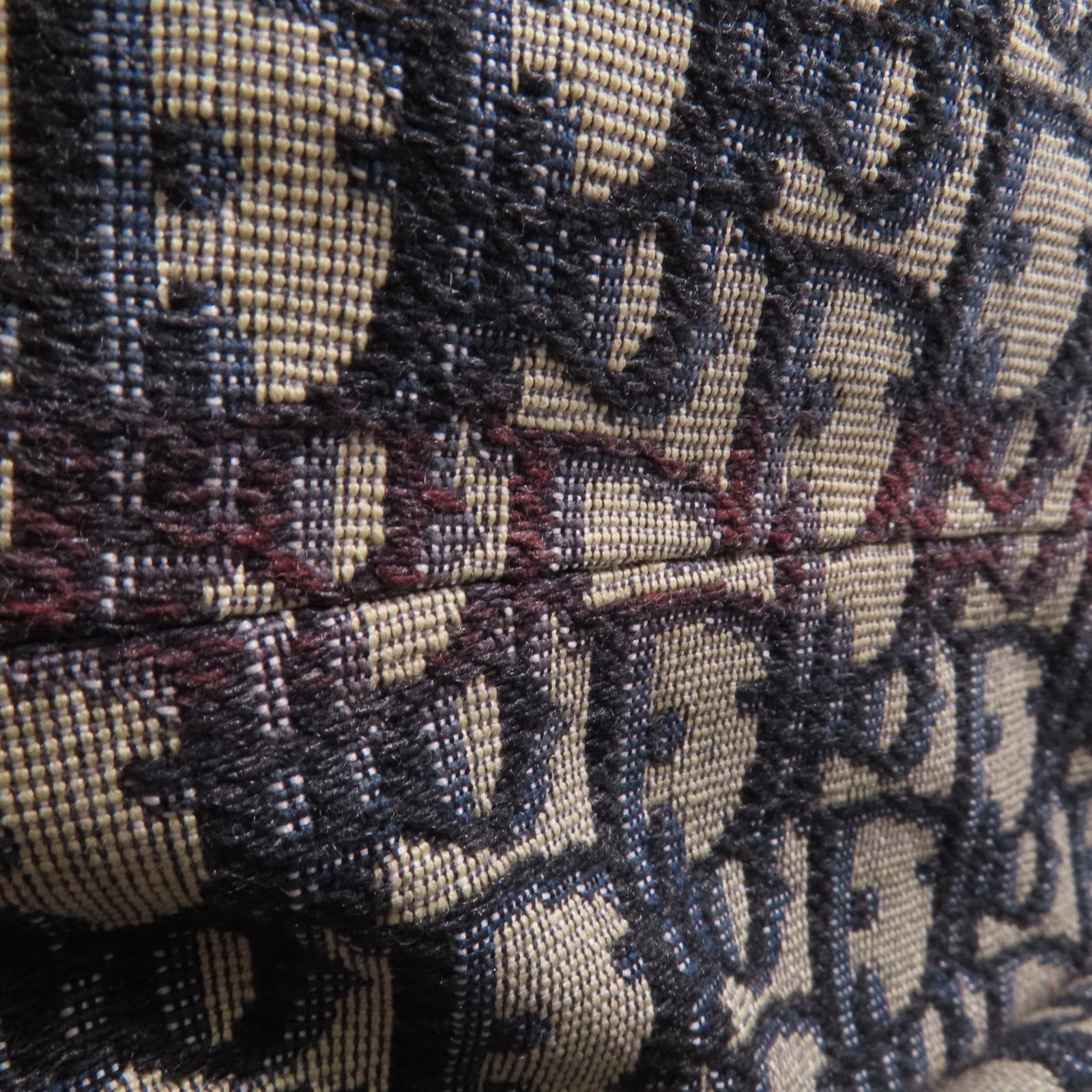 Dior CD Saddle Crossbody Bag 1ADPO093 Canvas Navy/Beige