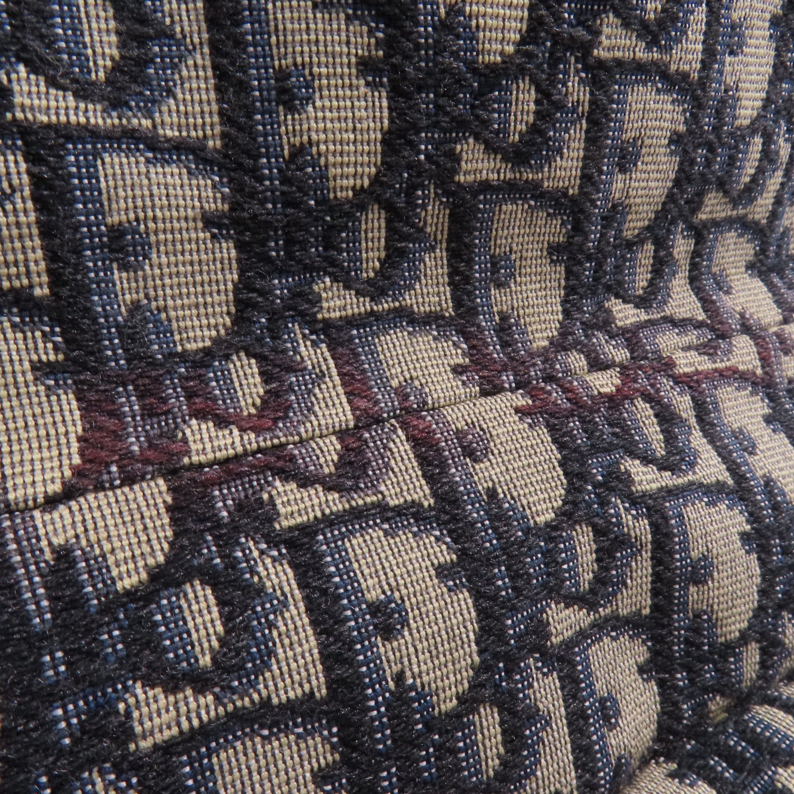 Dior CD Saddle Crossbody Bag 1ADPO093 Canvas Navy/Beige