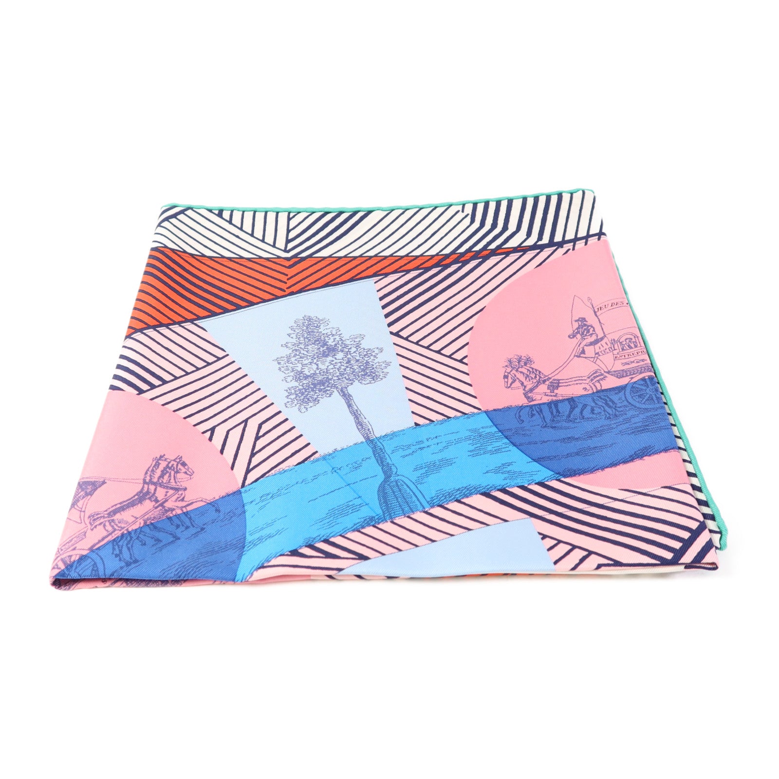 HERMES 絲質Scarf 90X90絲巾