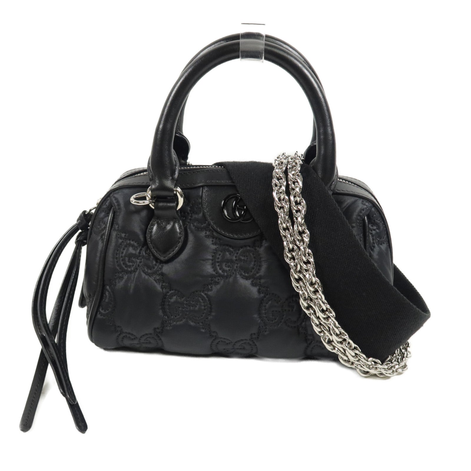 GUCCI 牛皮皮革Matelasse Mini Bag手挽肩背兩用袋