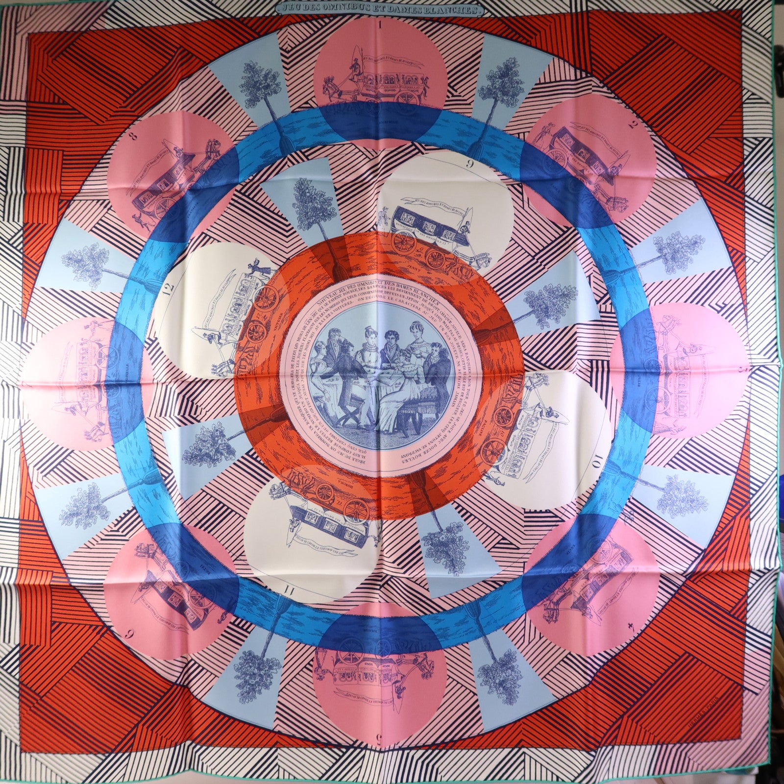 HERMES 絲質Scarf 90X90絲巾