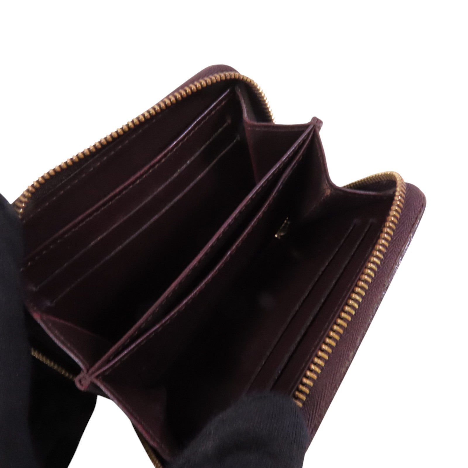 LOUIS VUITTON Monogram Vernis Zippy Coin Purse金扣拉鏈零錢包