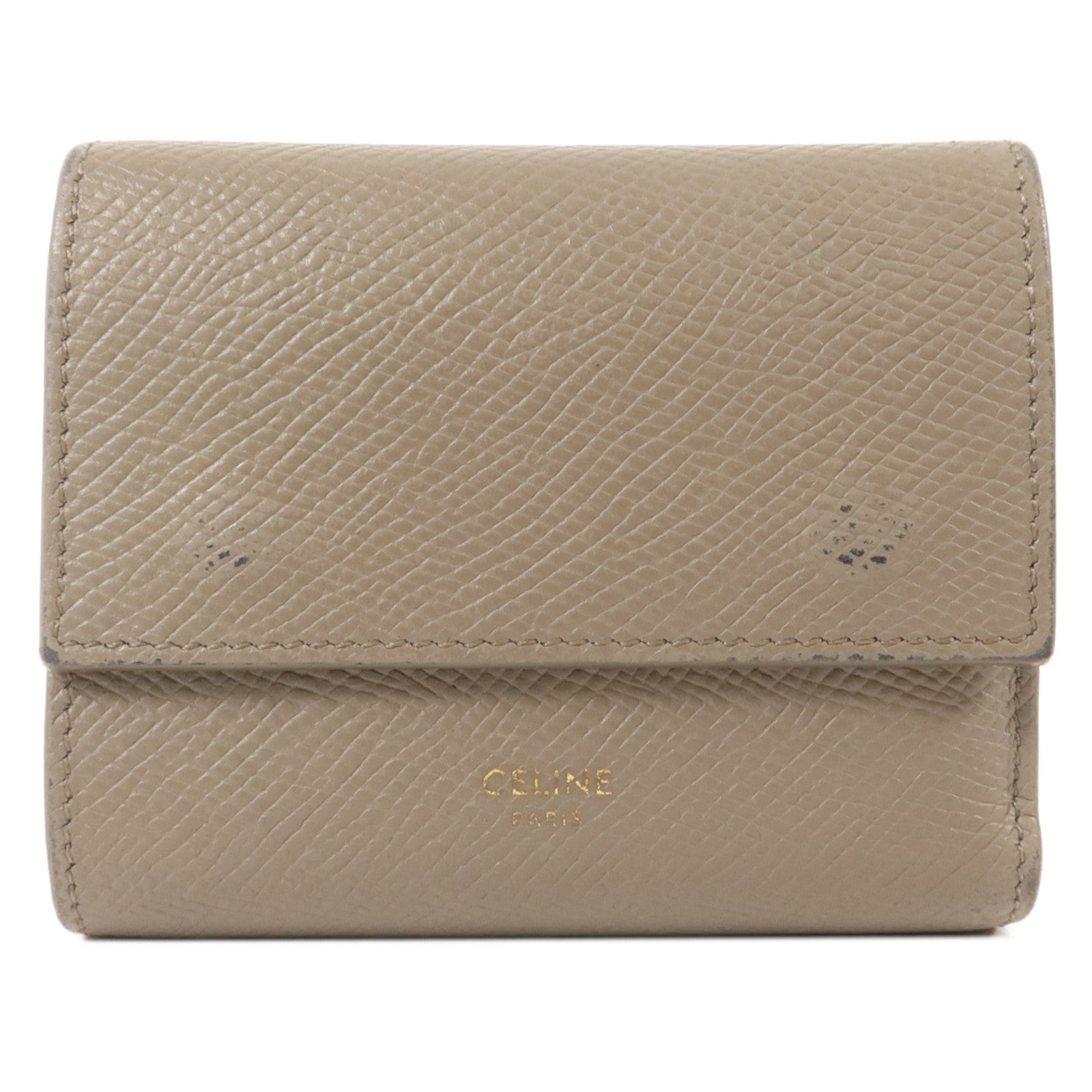 CELINE 牛皮皮革Trifold Wallet錢包