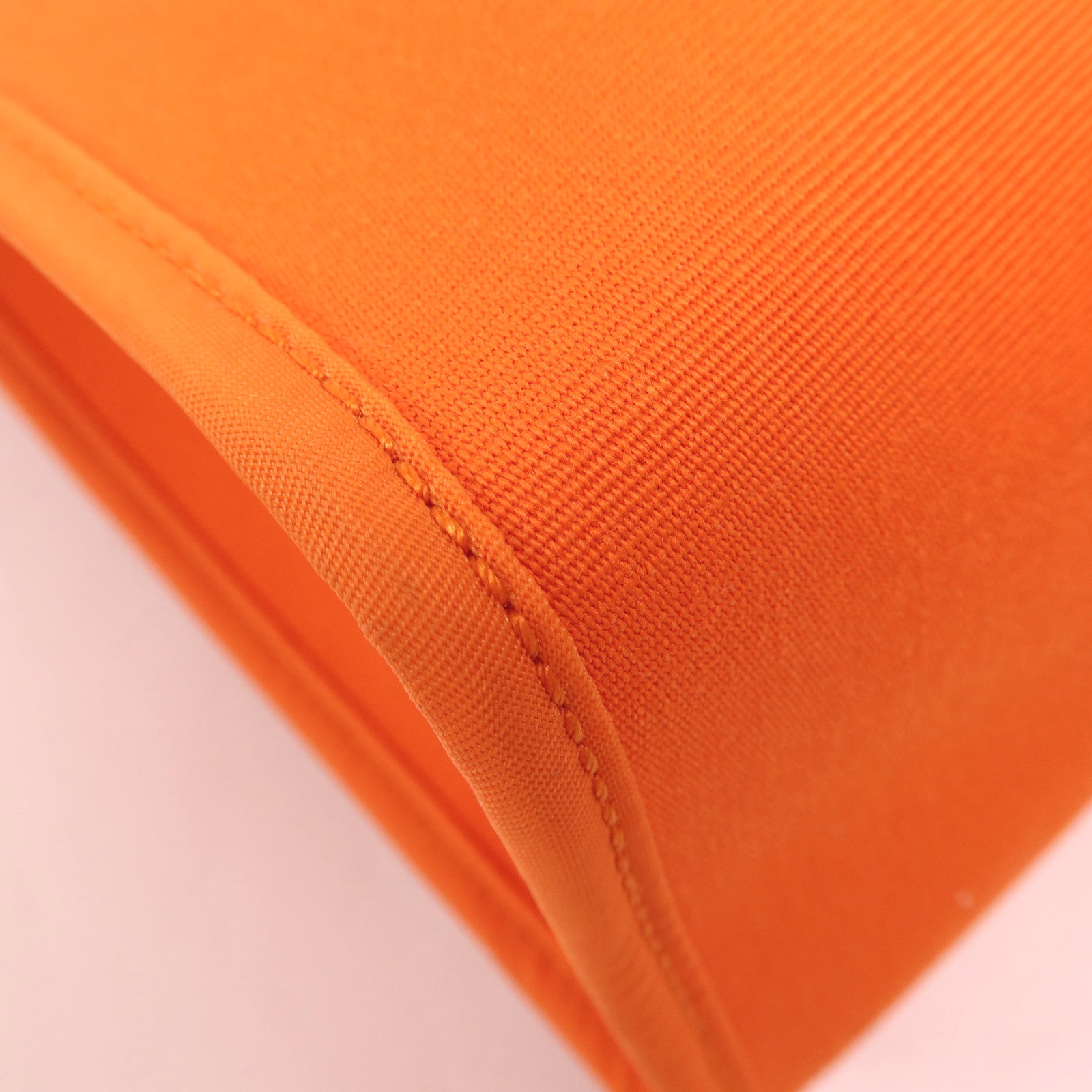 HERMES 帆布Herbag PM銀扣手挽肩背兩用袋Orange