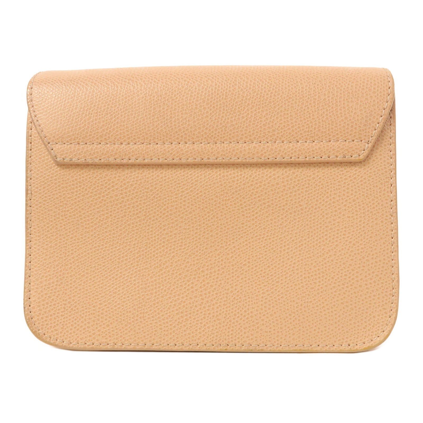 Furla 牛皮皮革Chain Shoulder金扣鏈帶肩背袋粉紅色